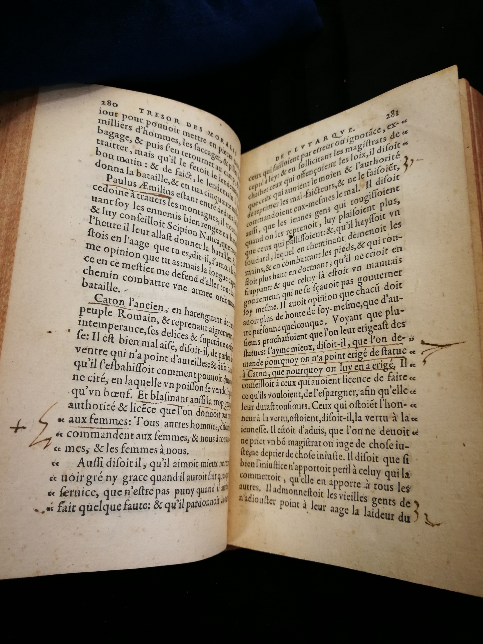 1577 - Jean Poupy - Trésor des morales de Plutarque - Les Méjanes, Aix-en-Provence 1577 - Jean Poupy - Trésor des morales de Plutarque - Les Méjanes, Aix-en-Provence