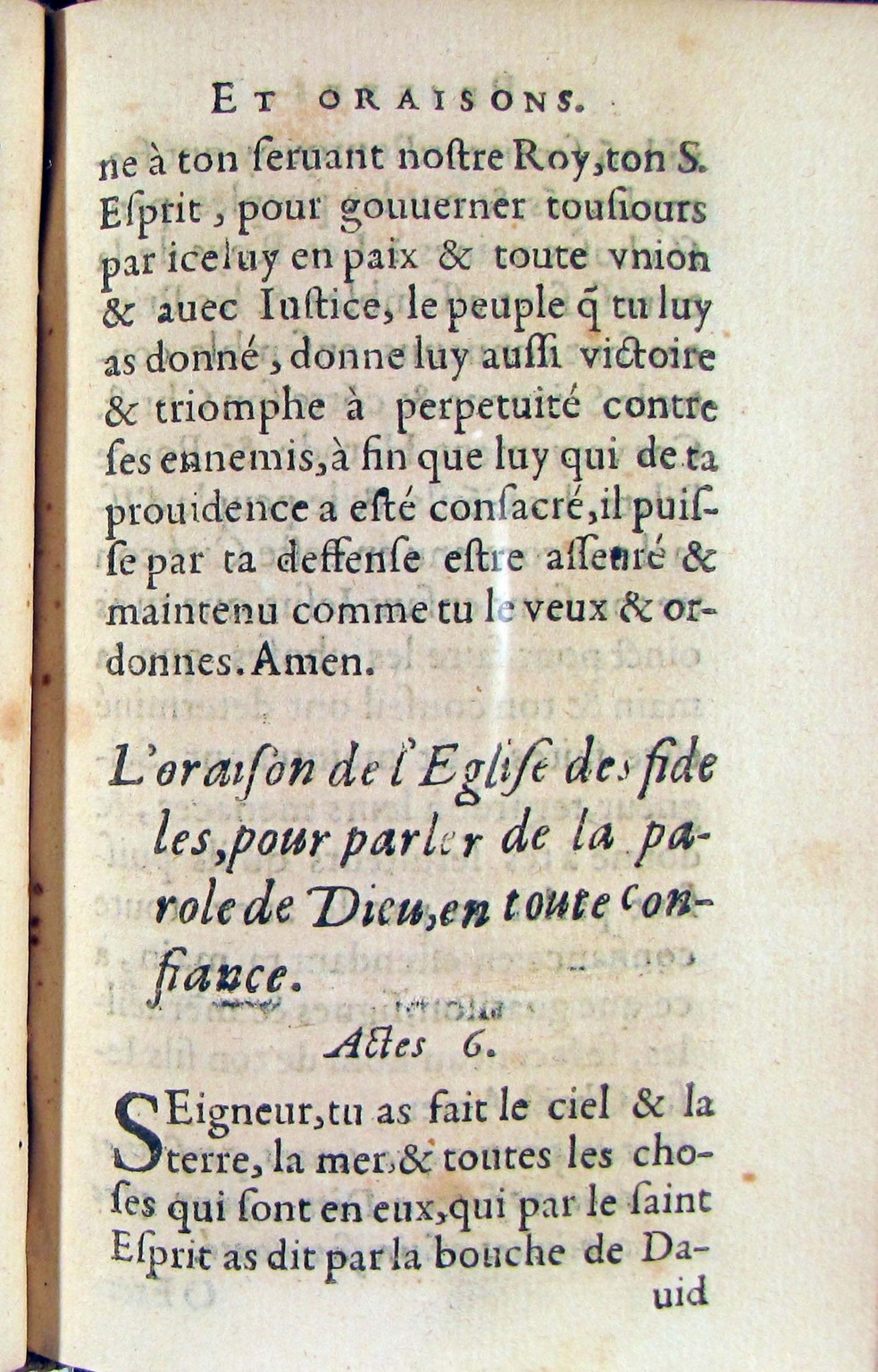 1572 - Antoine Certia - Trésor des prières, oraisons et instructions chrétiennes - Nîmes 1572 - Antoine Certia - Trésor des prières, oraisons et instructions chrétiennes - Nîmes