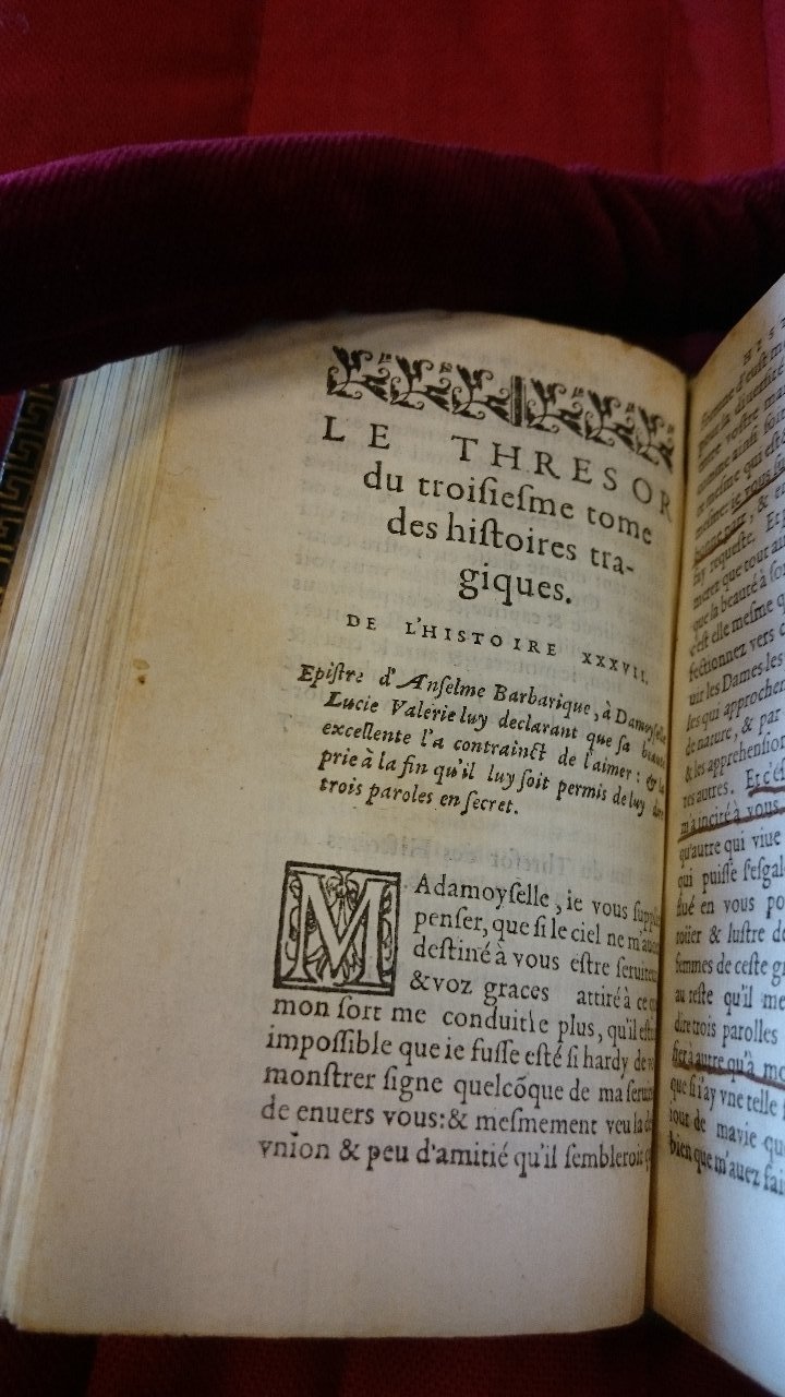 1581 - Pierre Le Voirier et Gervais Mallot - Trésor des histoires tragiques - BnF Richelieu