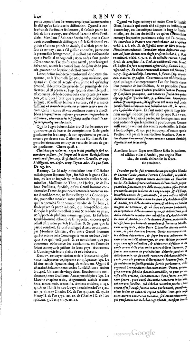 1629 - Veuve Nicolas Buon - Trésor du droit français (21754 T. 3) - BM Lyon