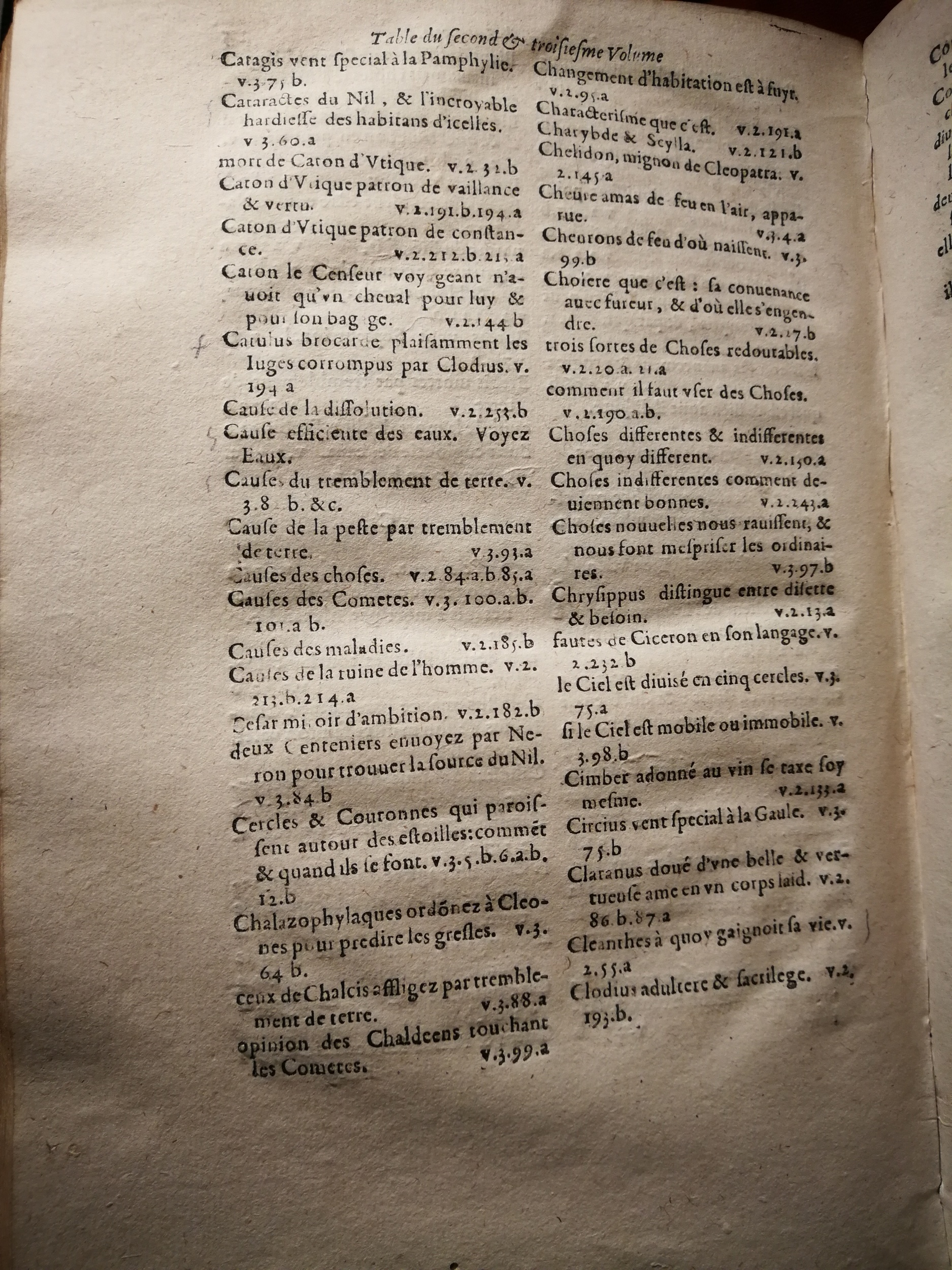 1595 - Jean Houzé - Œuvres morales et mêlées de Sénèque, Trésor de philosophie morale - T. 3 - BnF