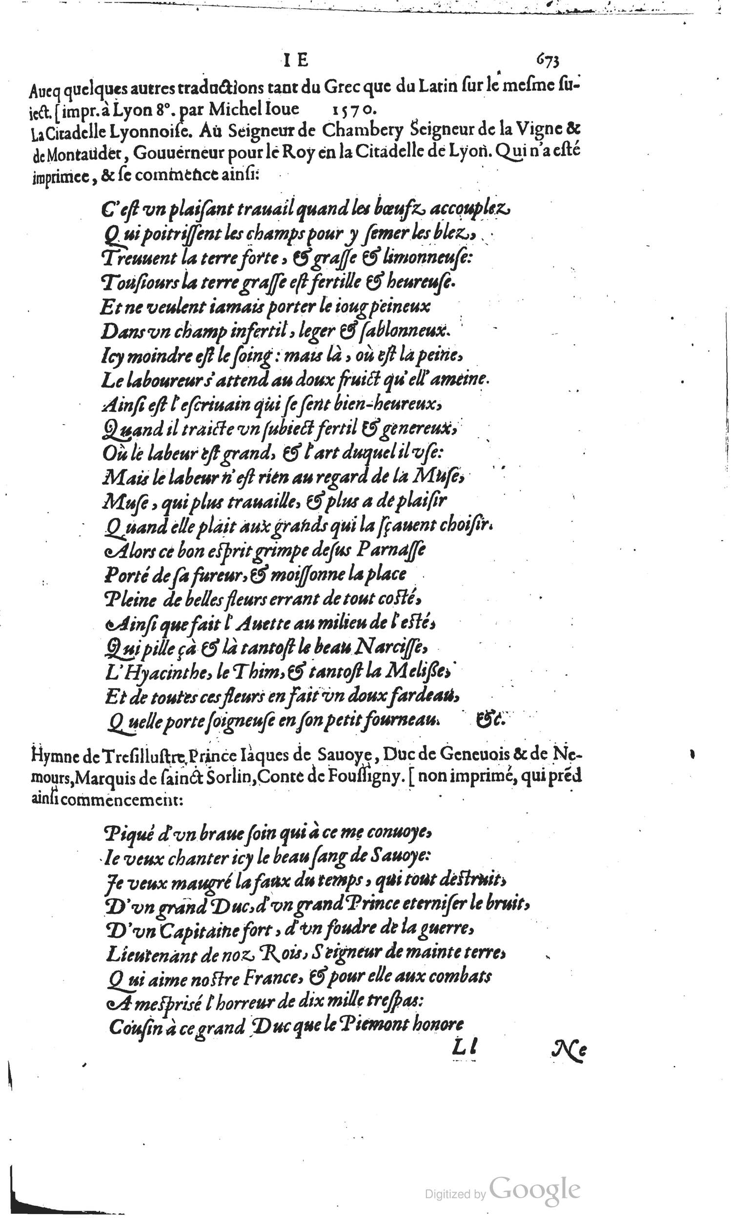 1585 - Barthélemy Honorat - Bibliothèques françaises - BSB Munich