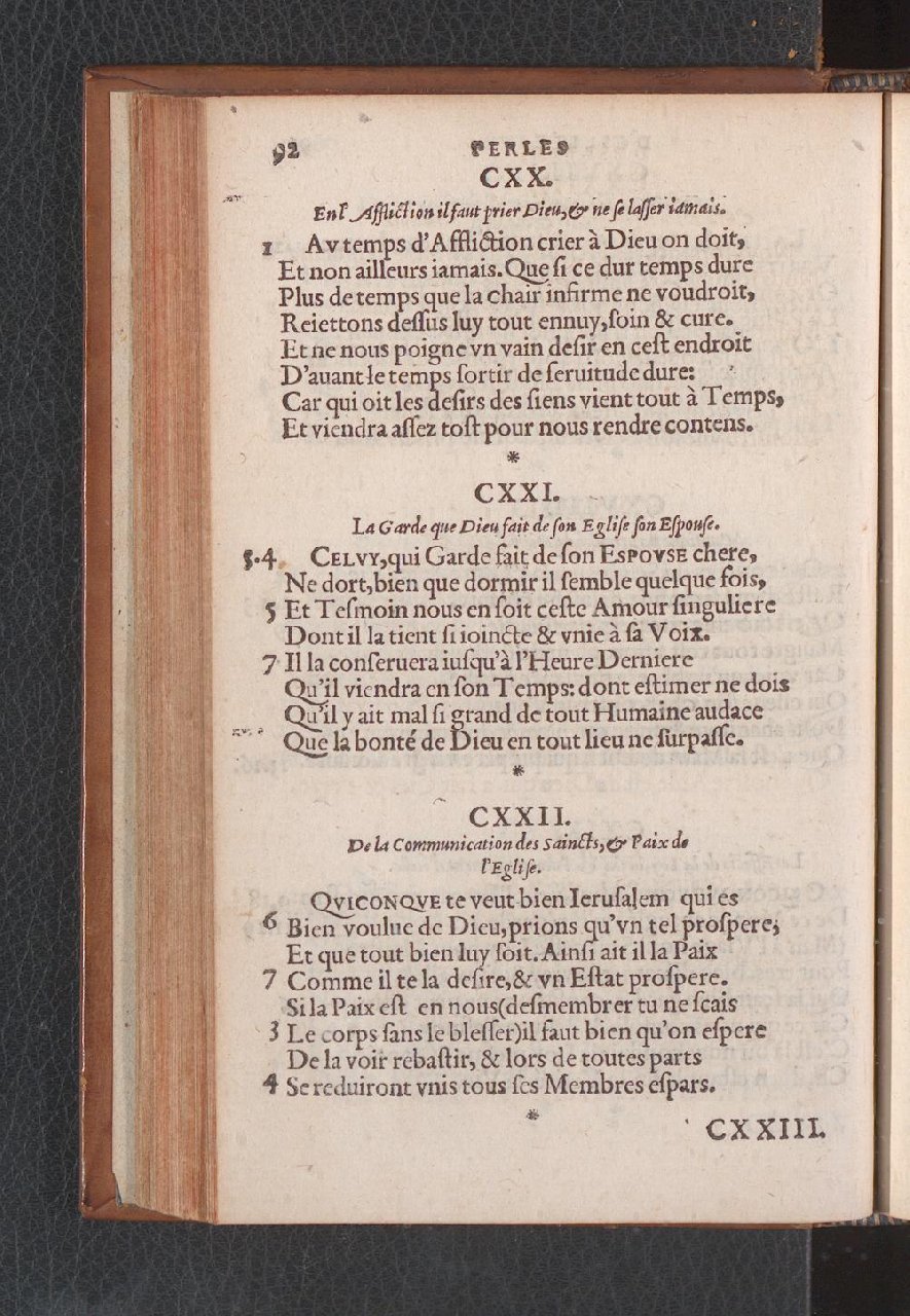1577 - Jean de Laon - Trésor des 150 psaumes de David - Genève