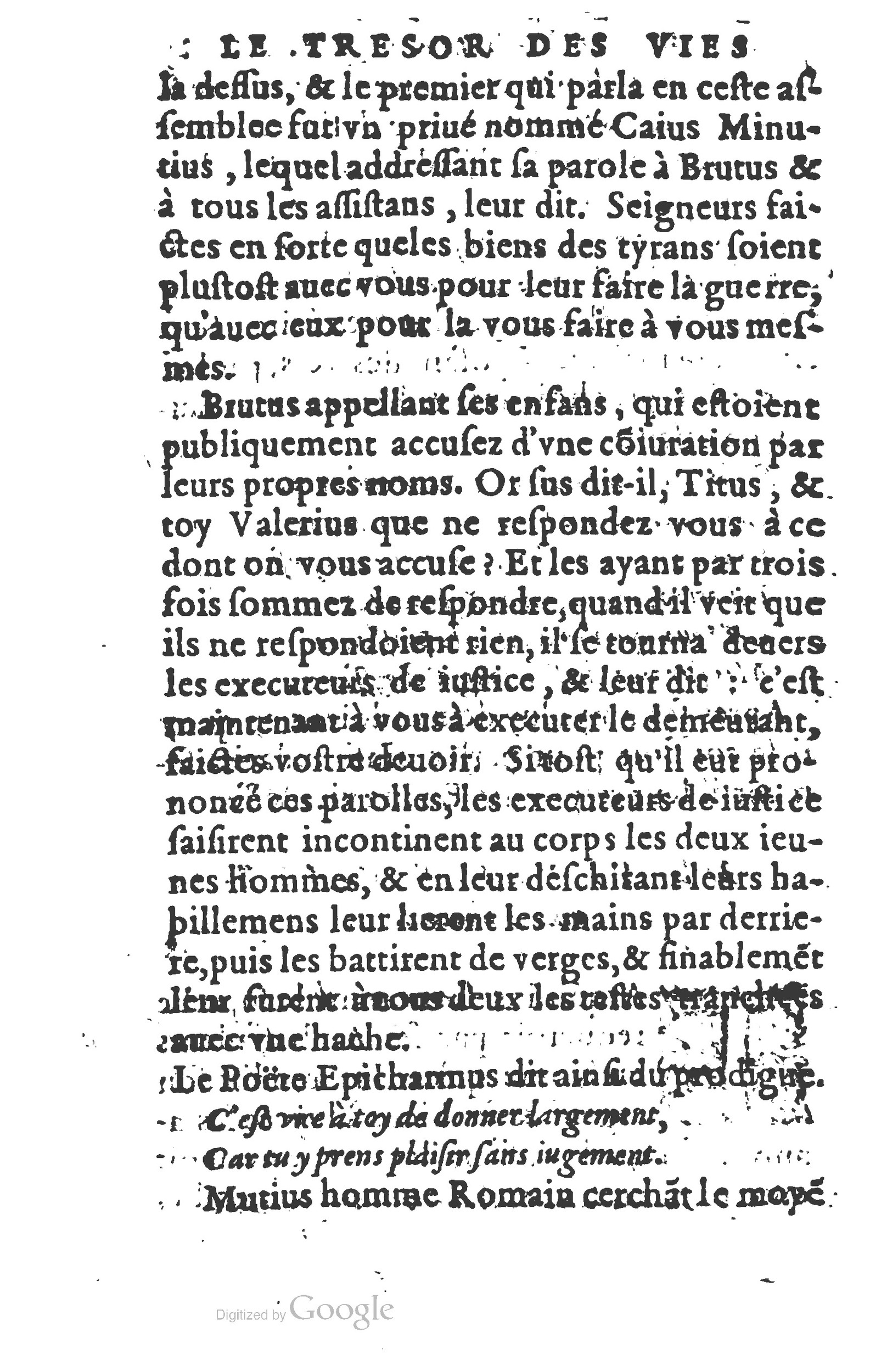 1577 - Claude Micard - Trésor des vies de Plutarque - BSB Munich 1577 - Claude Micard - Trésor des vies de Plutarque - BSB Munich