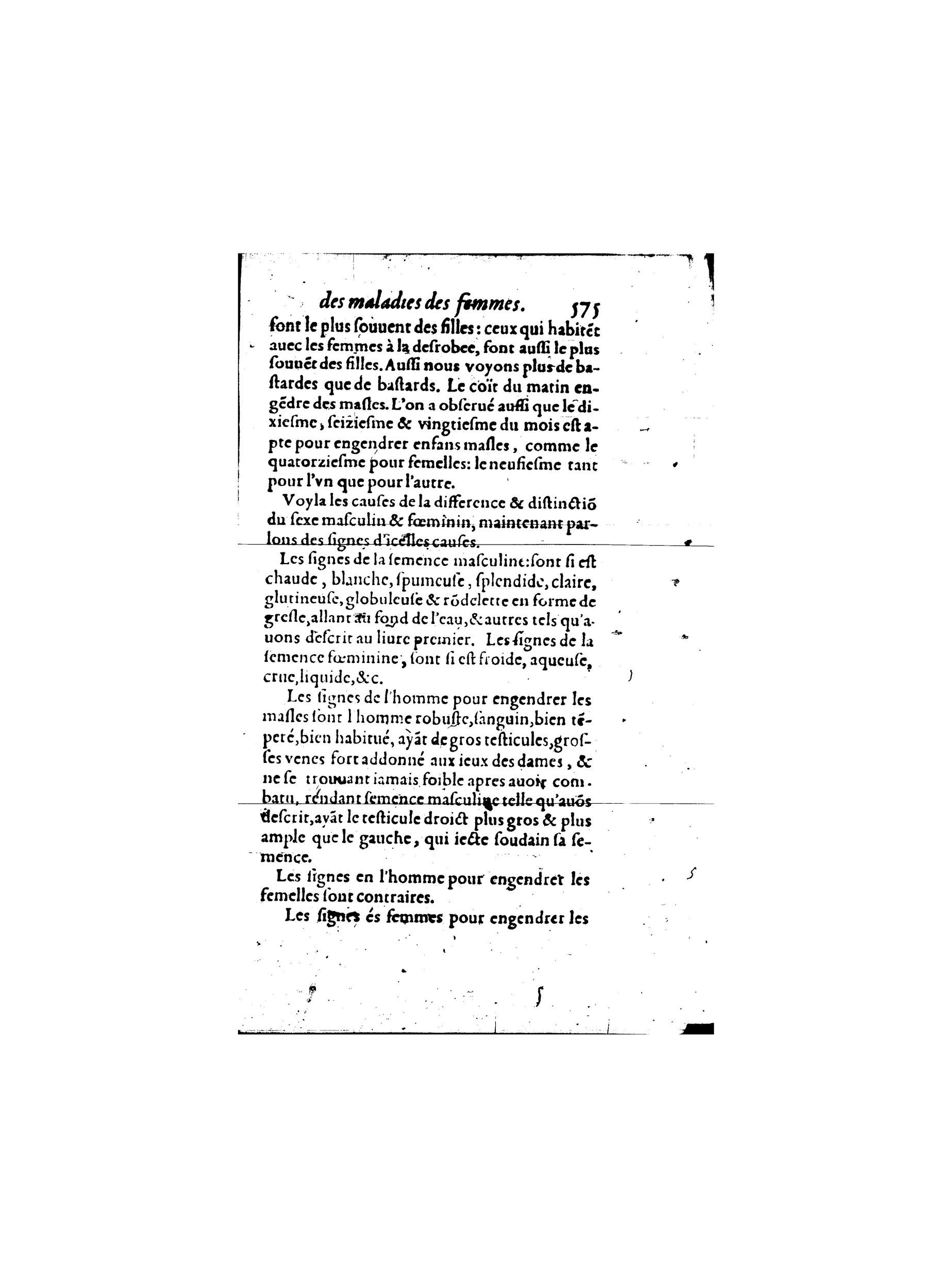 1587 - Jacques du Puis - Trésor des remèdes secrets pour les maladies des femmes - BnF