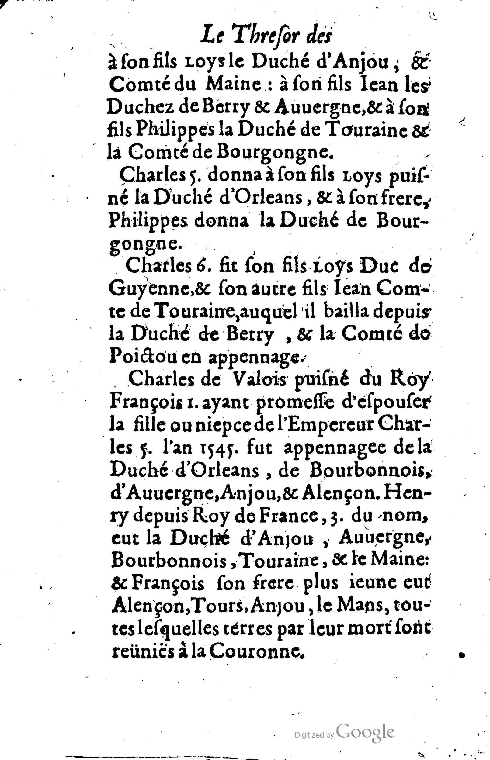 1619 - Jean Corrozet - Trésor des histoires de France - BSB Munich