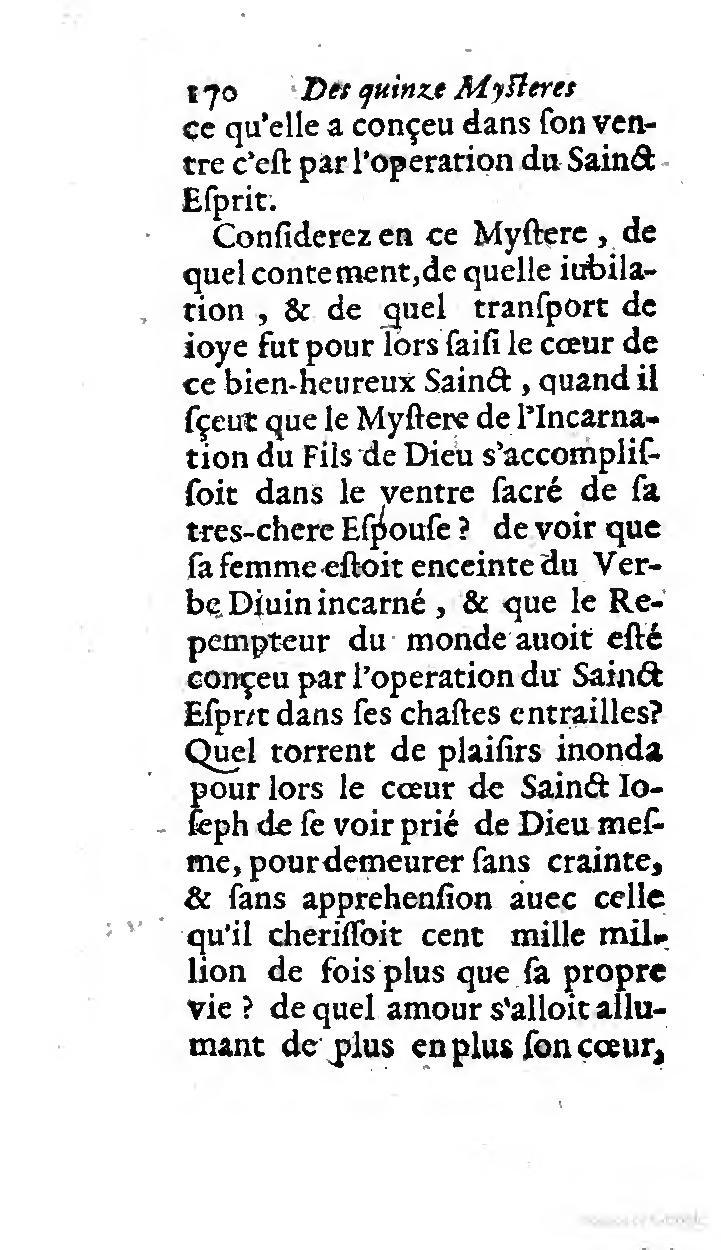 1646 - Jean Piot - Trésor inestimable de Saint-Joseph - BNC Rome