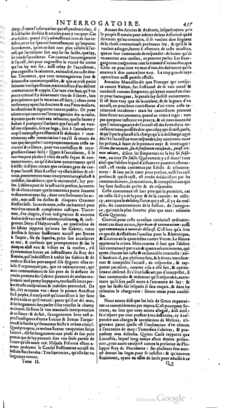 1629 - Veuve Nicolas Buon - Trésor du droit français (29620 T. 2) - BM Lyon