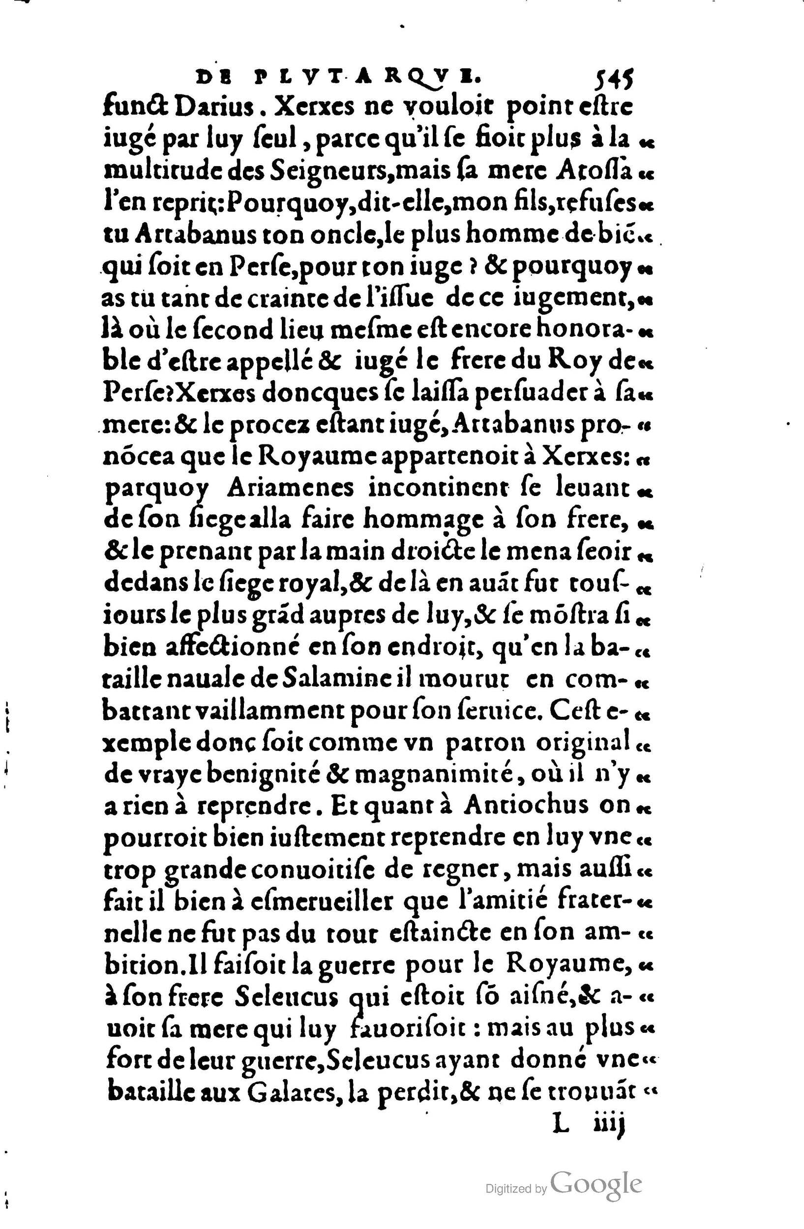 1578 - Jean Poupy - Trésor des morales de Plutarque - BSB Munich