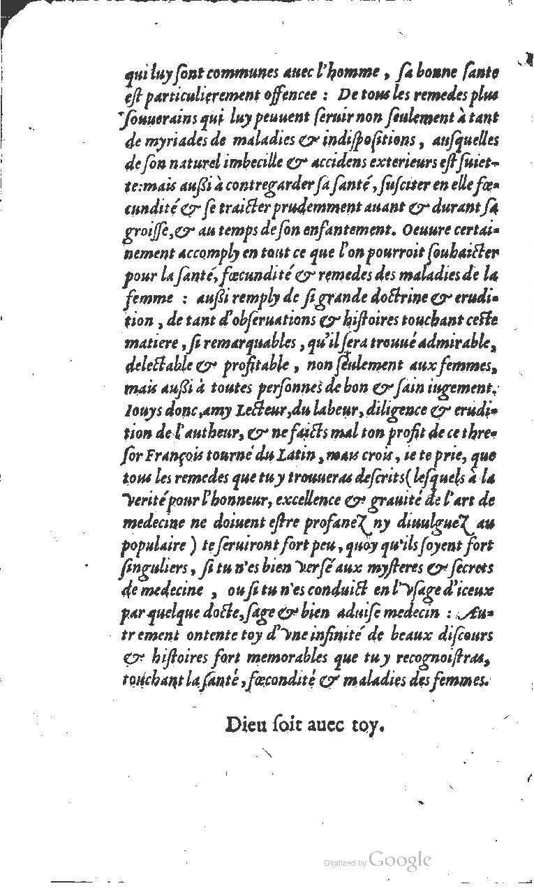 1617 - Jean Le Bouc - Trésor des remèdes secrets - BM Lyon