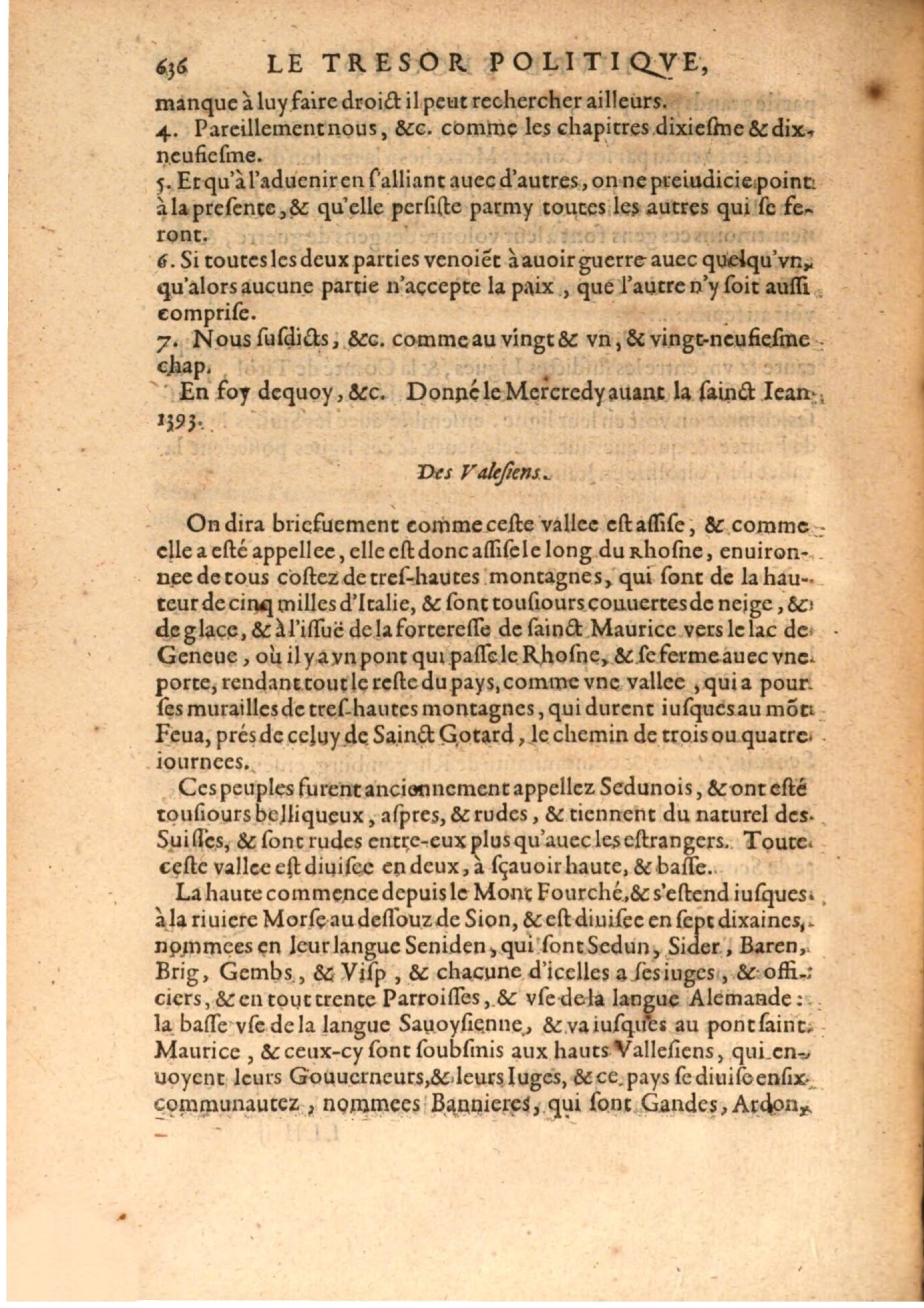 1608 - Nicolas Du Fossé - Trésor politique - BSB Munich