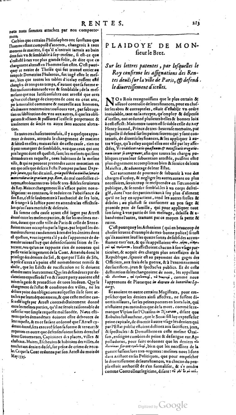 1629 - Veuve Nicolas Buon - Trésor du droit français (21754 T. 3) - BM Lyon