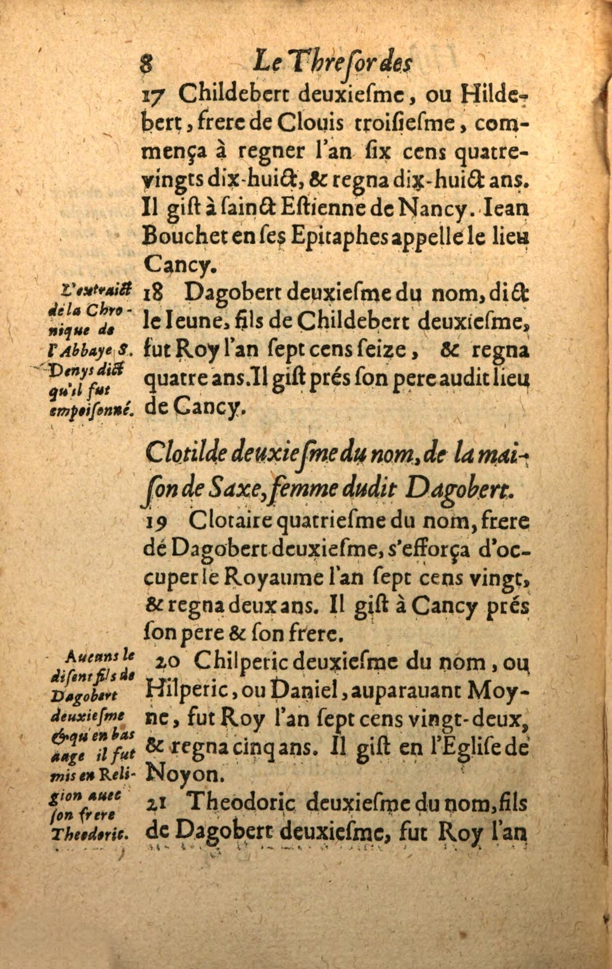 1639 - Jean Corrozet - Trésor des histoires de France - BSB Munich 1639 - Jean Corrozet - Trésor des histoires de France - BSB Munich
