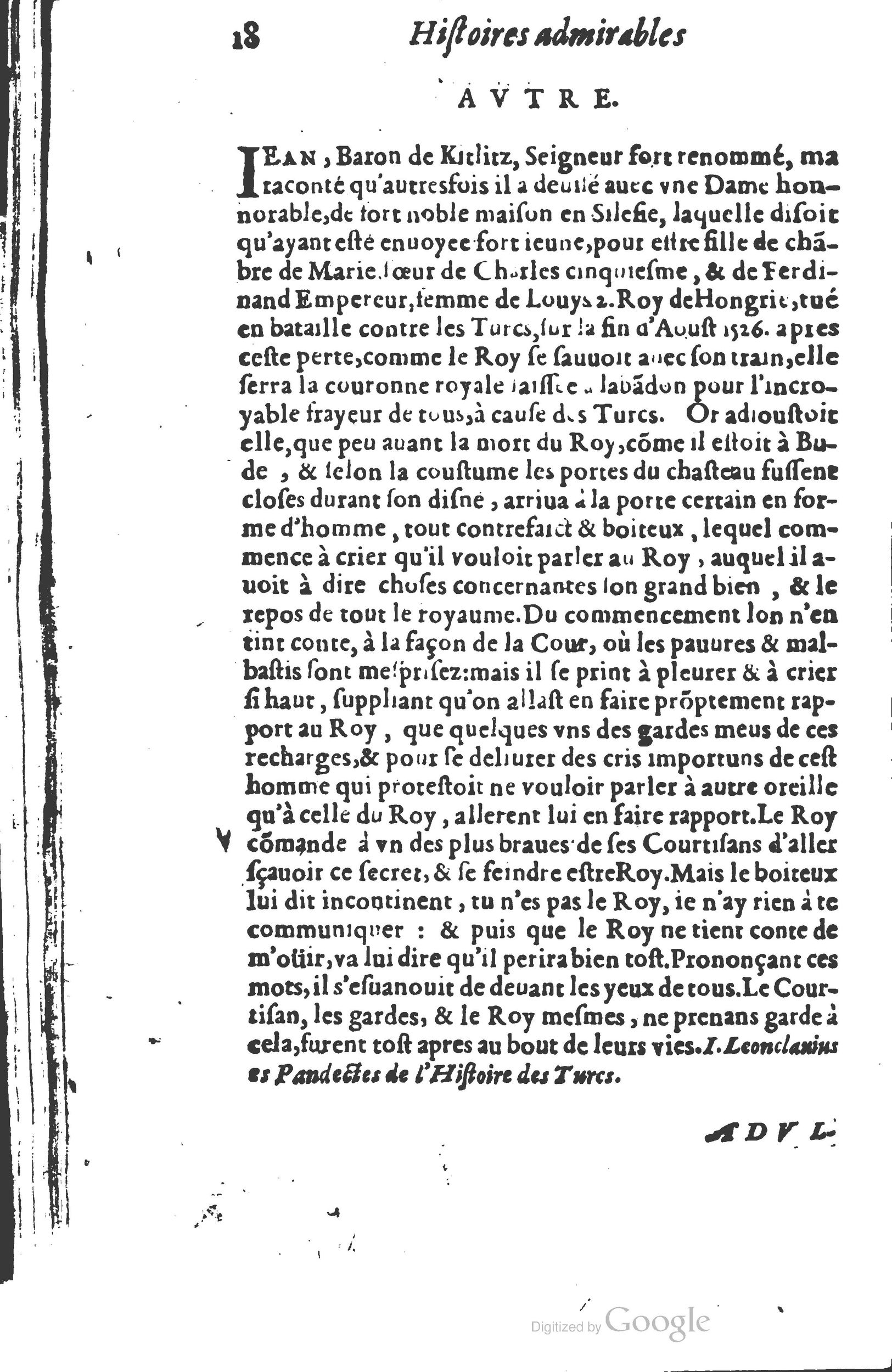 1610 - Paul Marceau - Trésor d’histoires admirables et mémorables - Princeton