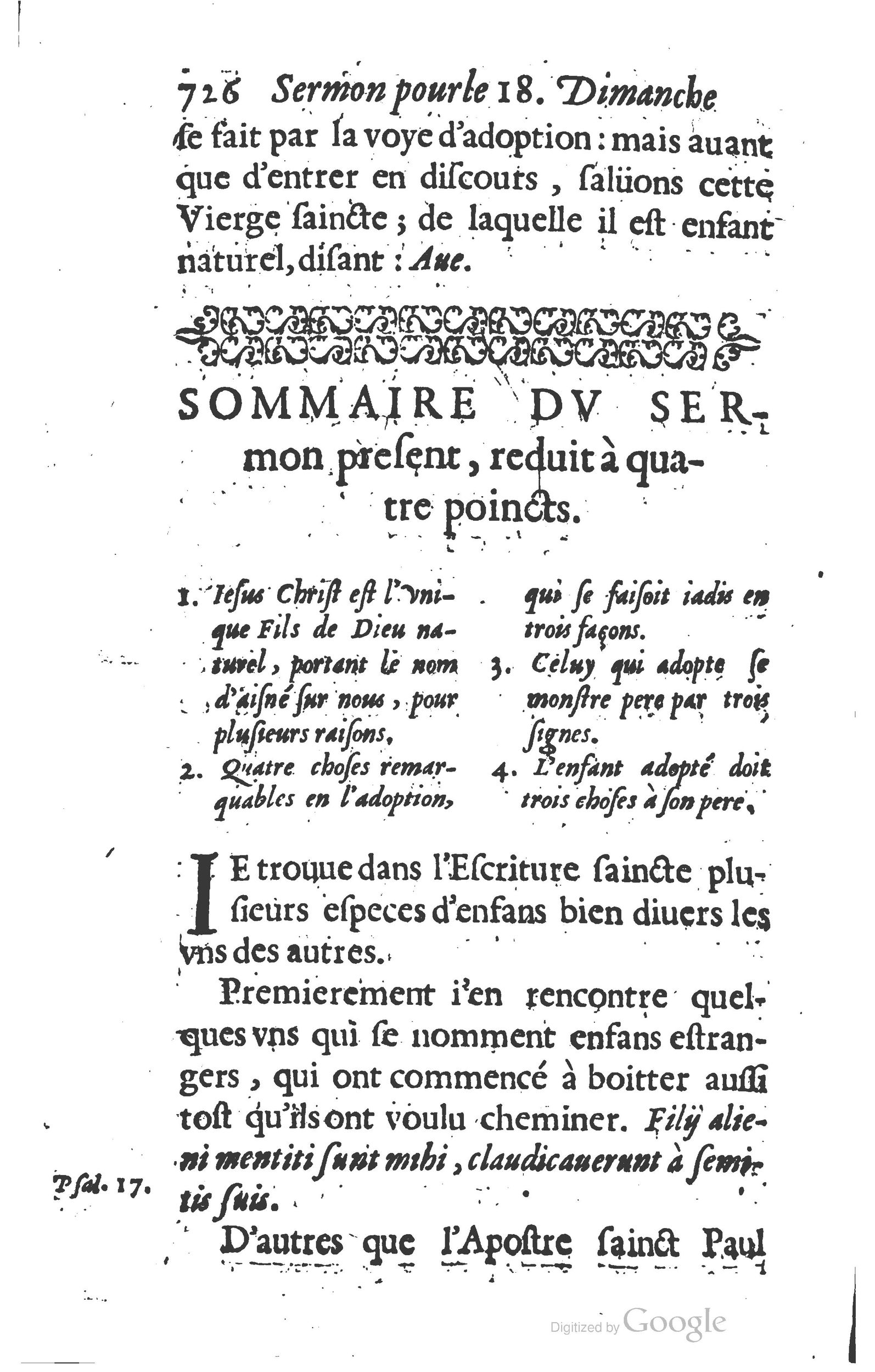 1629 - Manassés de Préaulx - Sermons ou Trésors de la piété chrétienne - BM Lyon