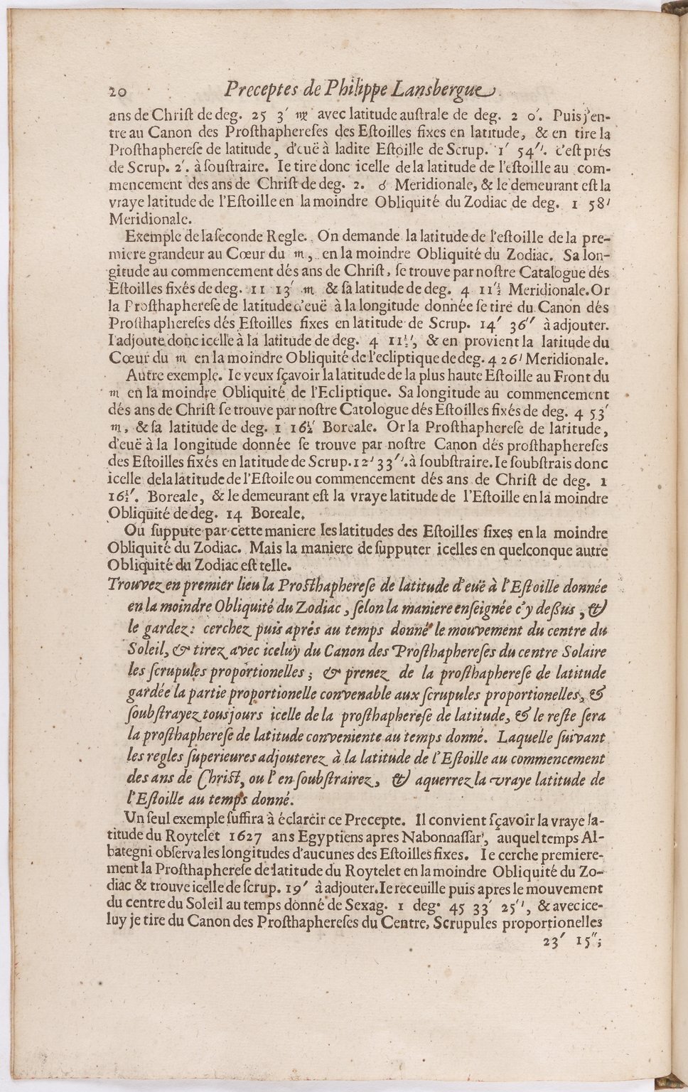 1634 - Zacharie Roman - Les Tables perpétuelles - BnF Arsenal