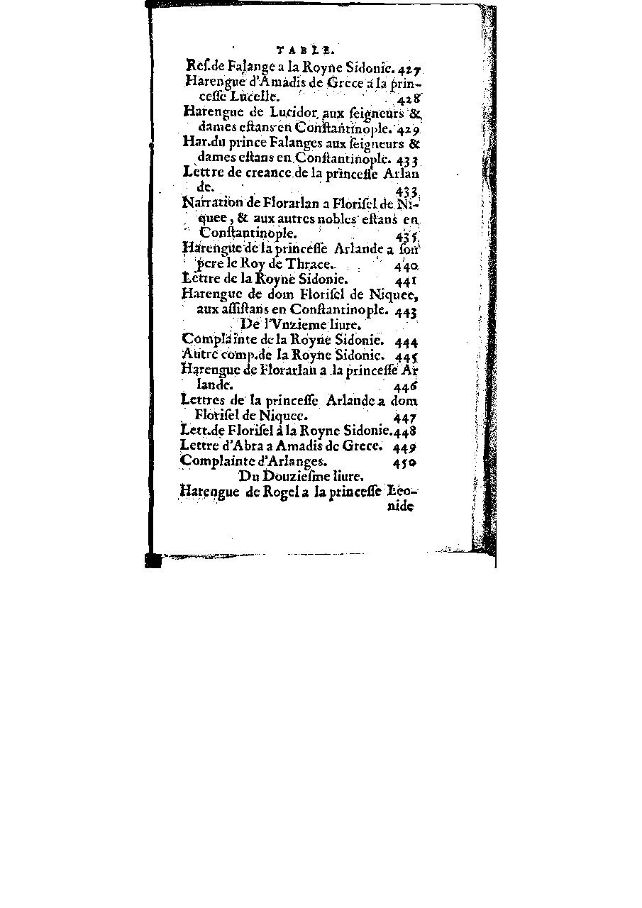 1572 - Veuve Gabriel Cotier - Trésor des Amadis - BM Lyon