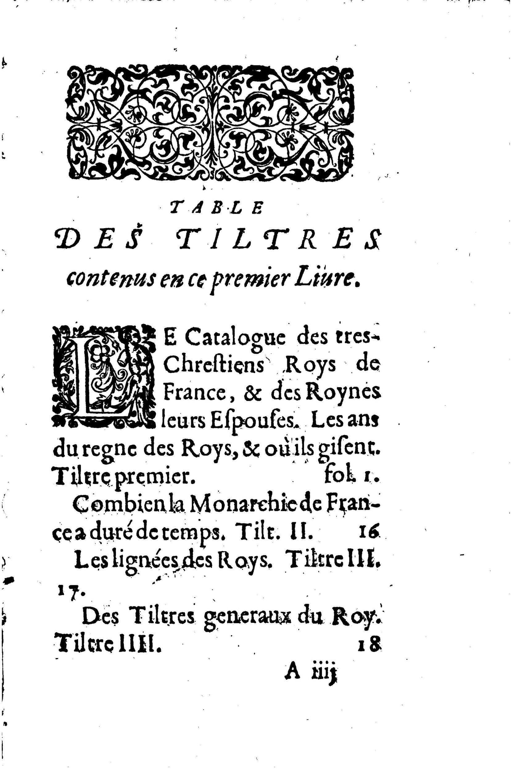 1633 - Jean Corrozet - Trésor des histoires de France - BM Lyon 1633 - Jean Corrozet - Trésor des histoires de France - BM Lyon