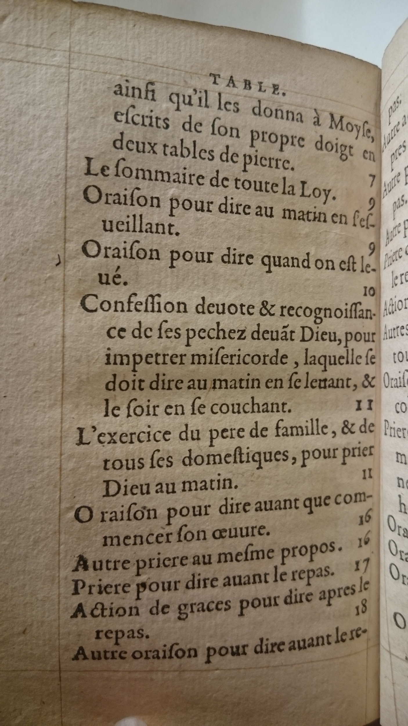 1585 - Guillaume Auvray - Trésor des prières, oraisons et instructions chrétiennes - BnF