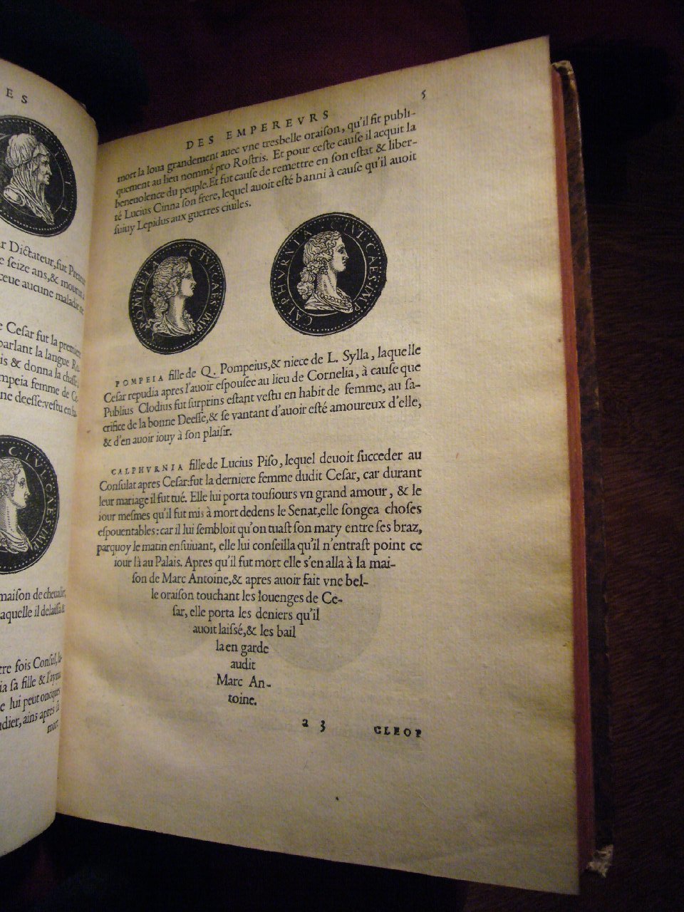 1553 - Jacopo Strada et Thomas Guérin - Épitome du Trésor des antiquités - BnF