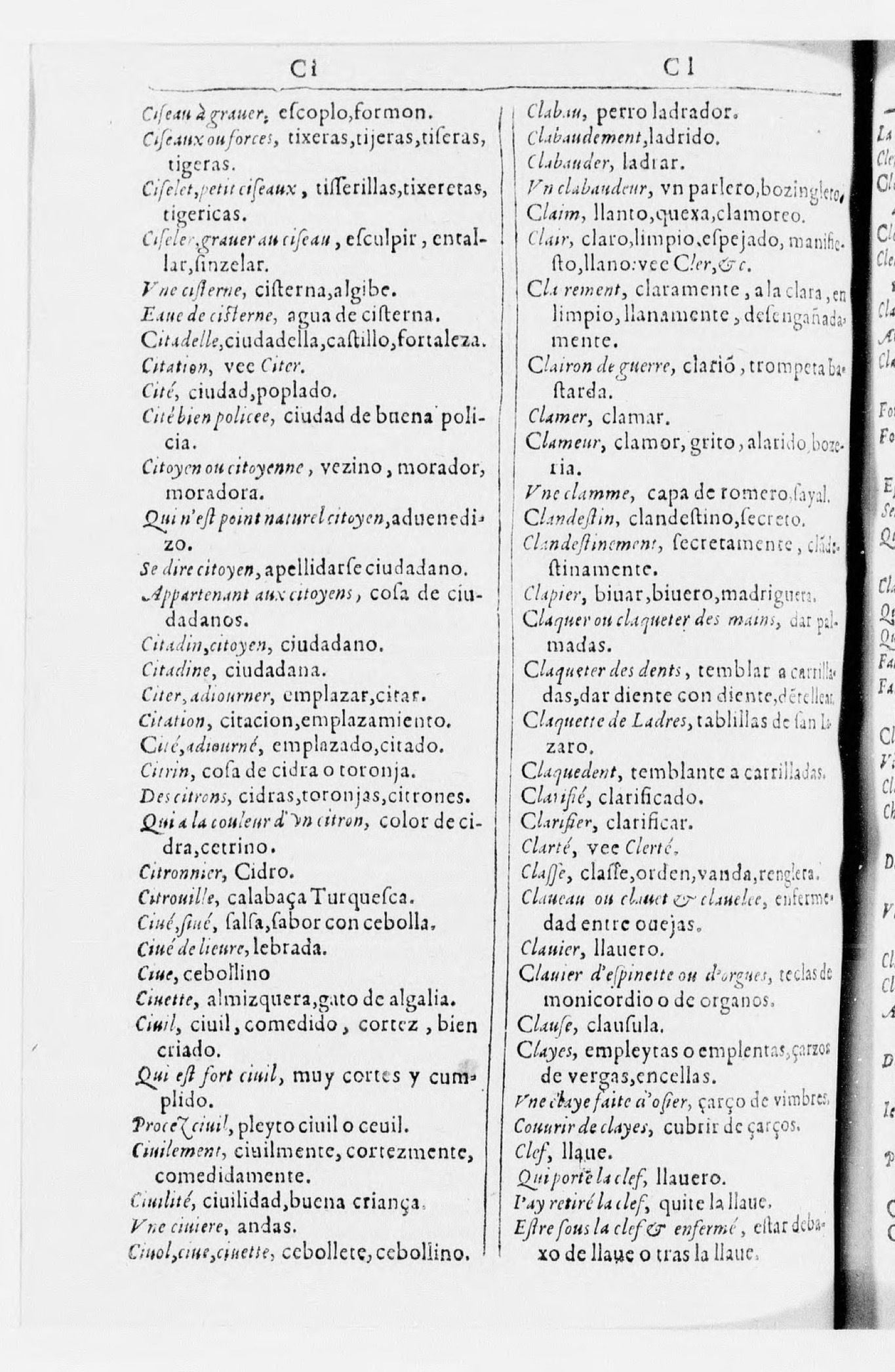 1616 - Veuve Marc Orry - Trésor des deux langues espagnole et française (Seconde partie) - BnF 1616 - Veuve Marc Orry - Trésor des deux langues espagnole et française (Seconde partie) - BnF