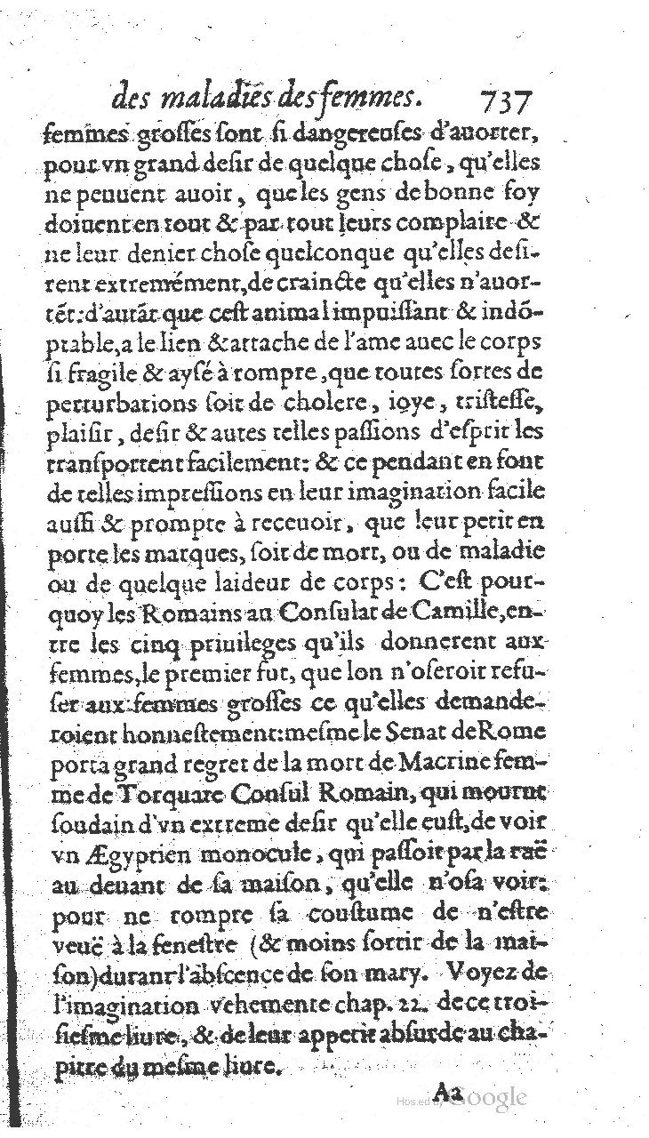 1585 - Jacques du Puis - Trésor des remèdes secrets pour les maladies des femmes - BnF