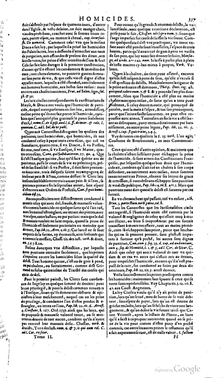 1629 - Veuve Nicolas Buon - Trésor du droit français (29620 T. 2) - BM Lyon