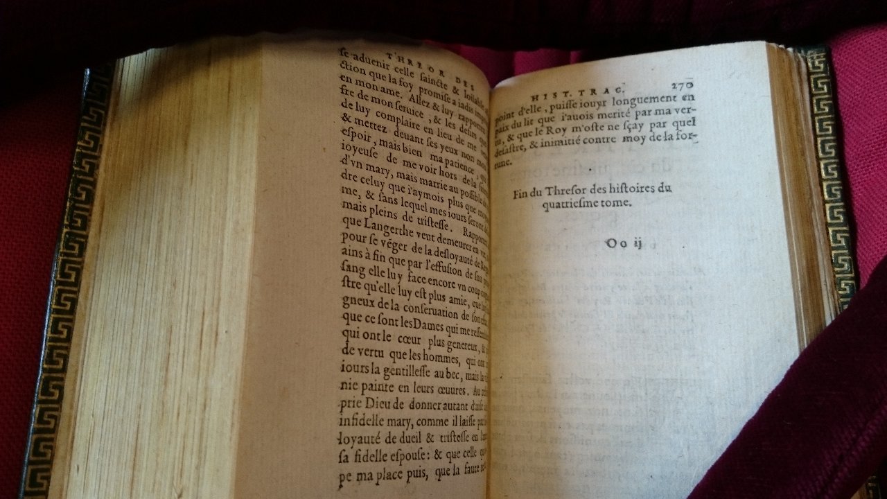1581 - Pierre Le Voirier et Gervais Mallot - Trésor des histoires tragiques - BnF Richelieu