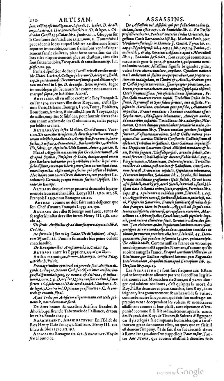 1629 - Veuve Nicolas Buon - Trésor du droit français (21754 T. 1) - BM Lyon