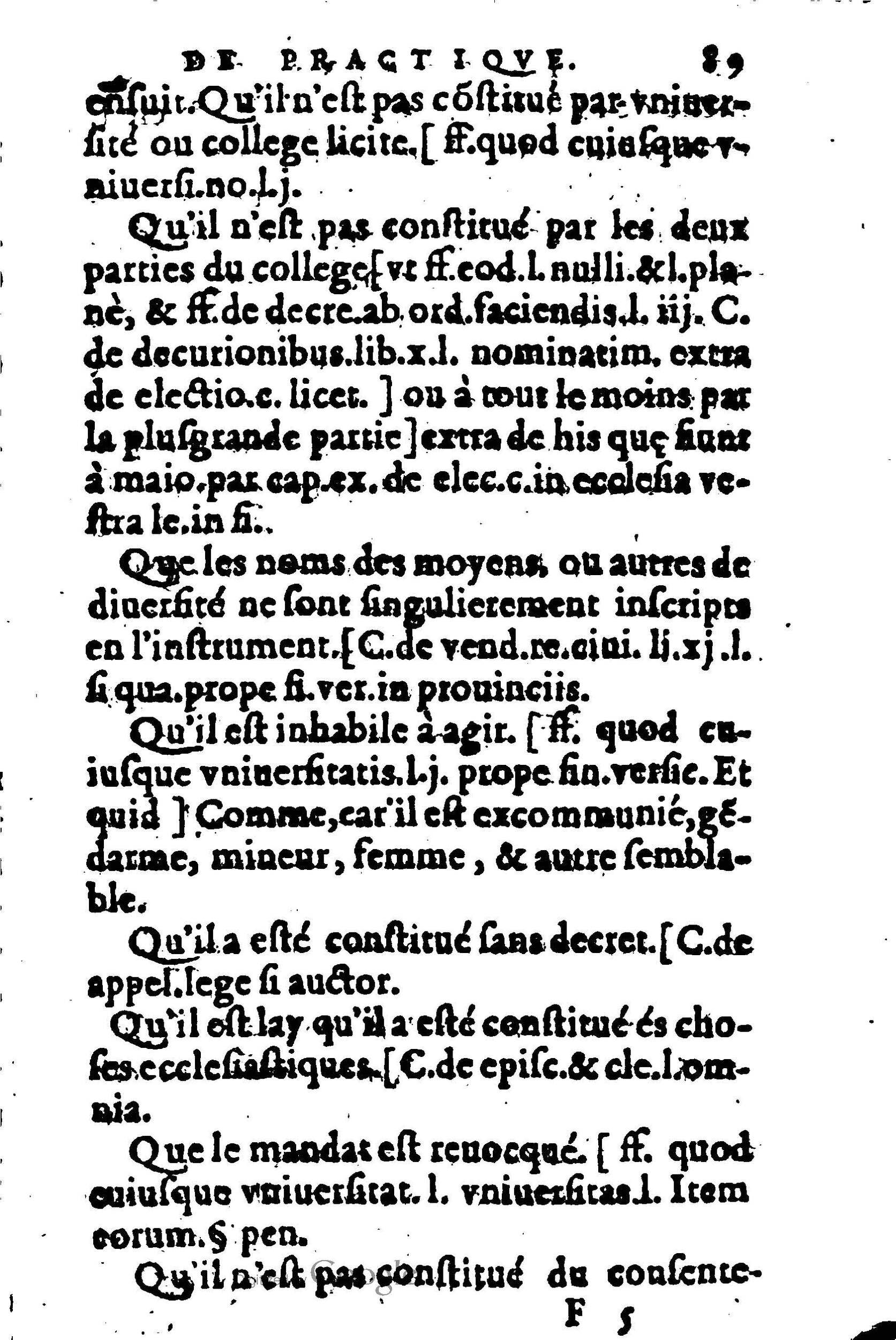 1605 - Pierre Rigaud - Trésor de pratique pour les juges - BM Lyon 1605 - Pierre Rigaud - Trésor de pratique pour les juges - BM Lyon