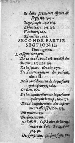 1612 - Thomas Portau - Trésor de chirurgie - BIU Santé
