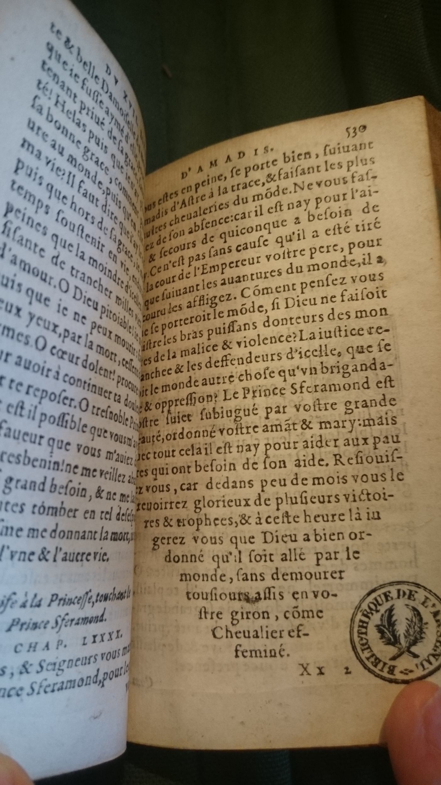 1582 - Jean Huguetan - Trésor des Amadis - BnF Arsenal