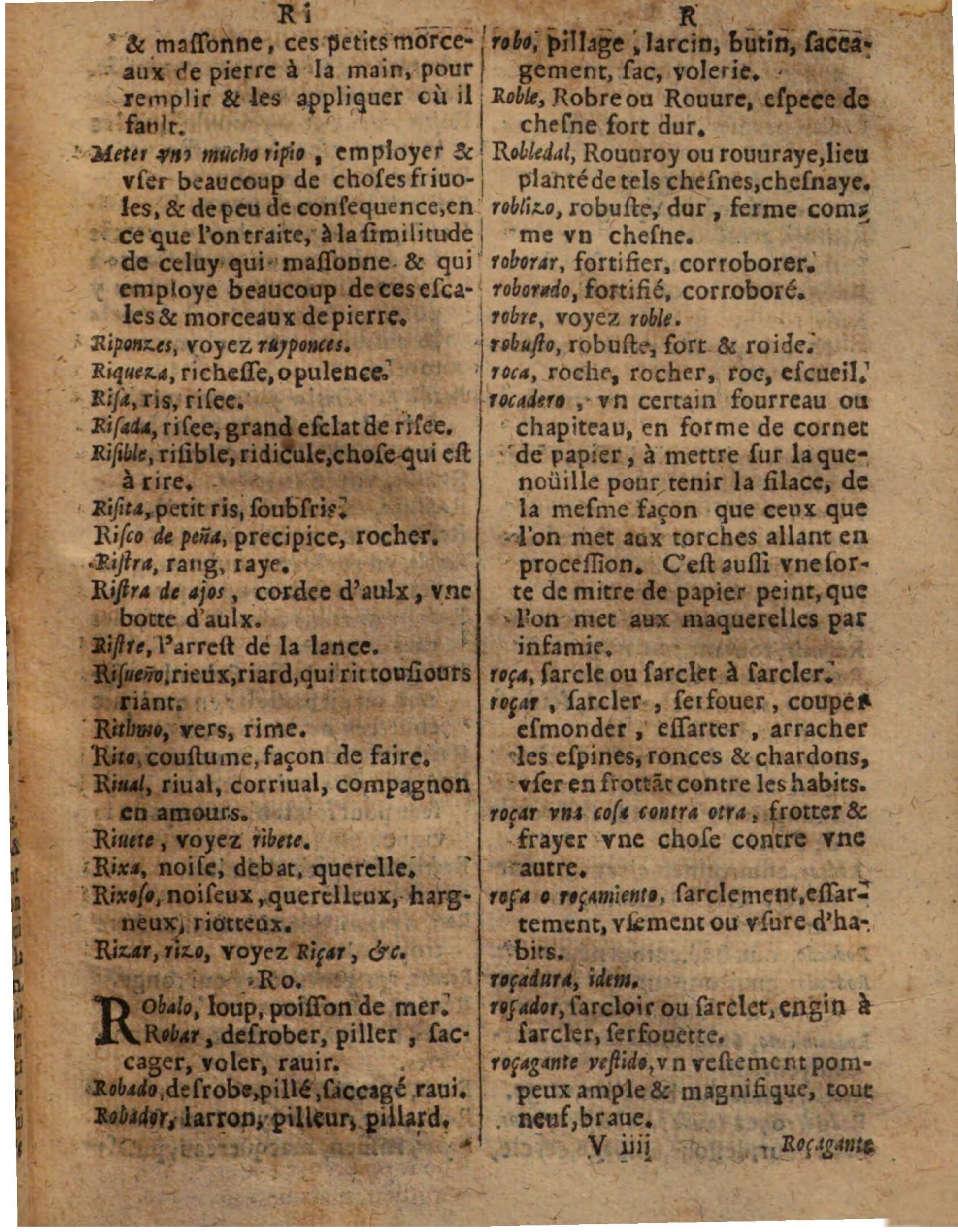1625 - Hubert Antoine - Trésor des deux langues espagnole et française - Augsbourg