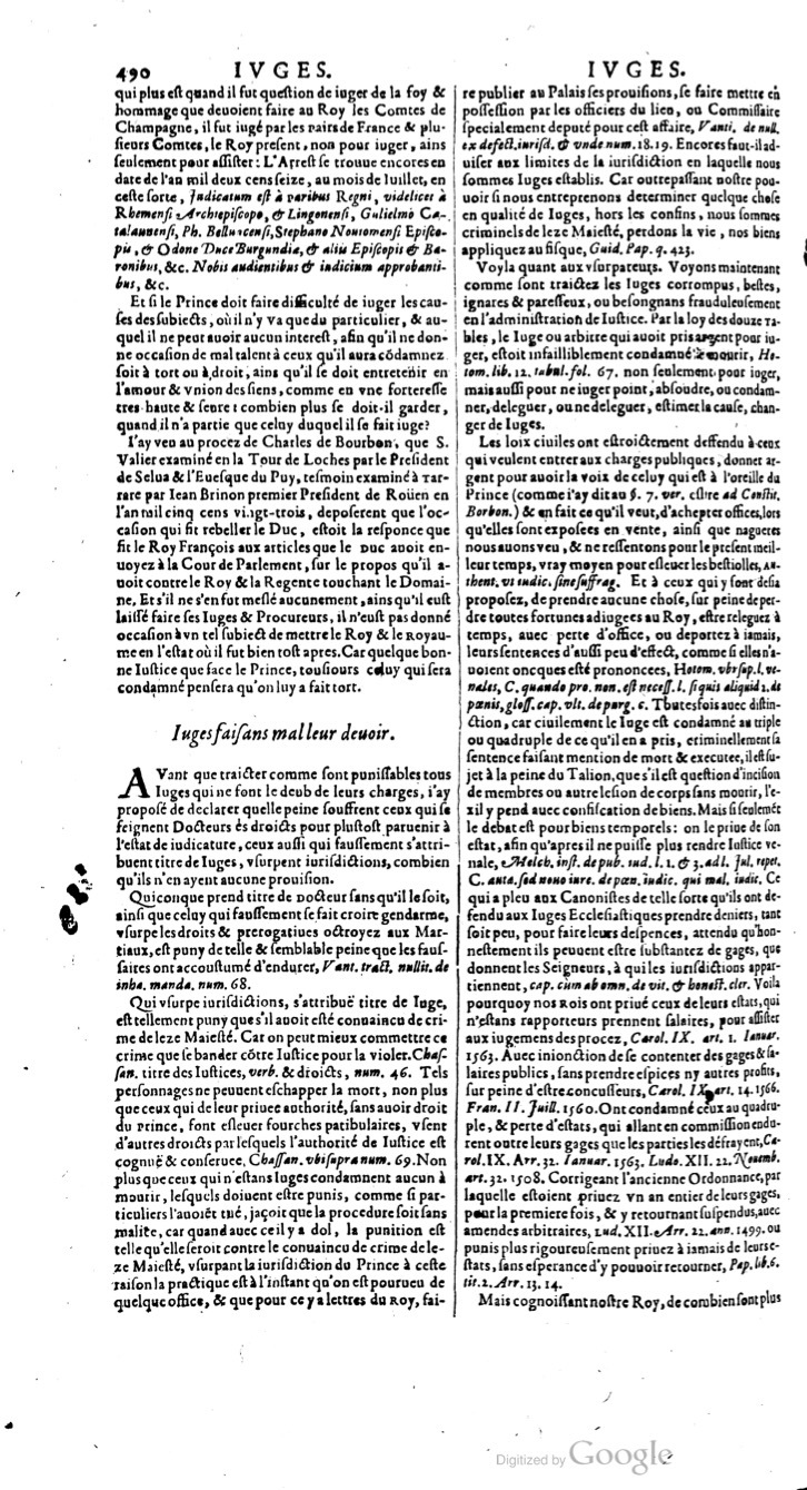 1629 - Veuve Nicolas Buon - Trésor du droit français (29620 T. 2) - BM Lyon