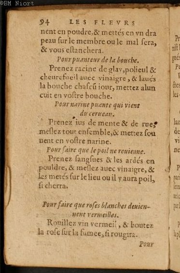 1586 - Benoît Rigaud - Trésor des fleurs et secrets de médecine - Université Paris Cité 1586 - Benoît Rigaud - Trésor des fleurs et secrets de médecine - Université Paris Cité