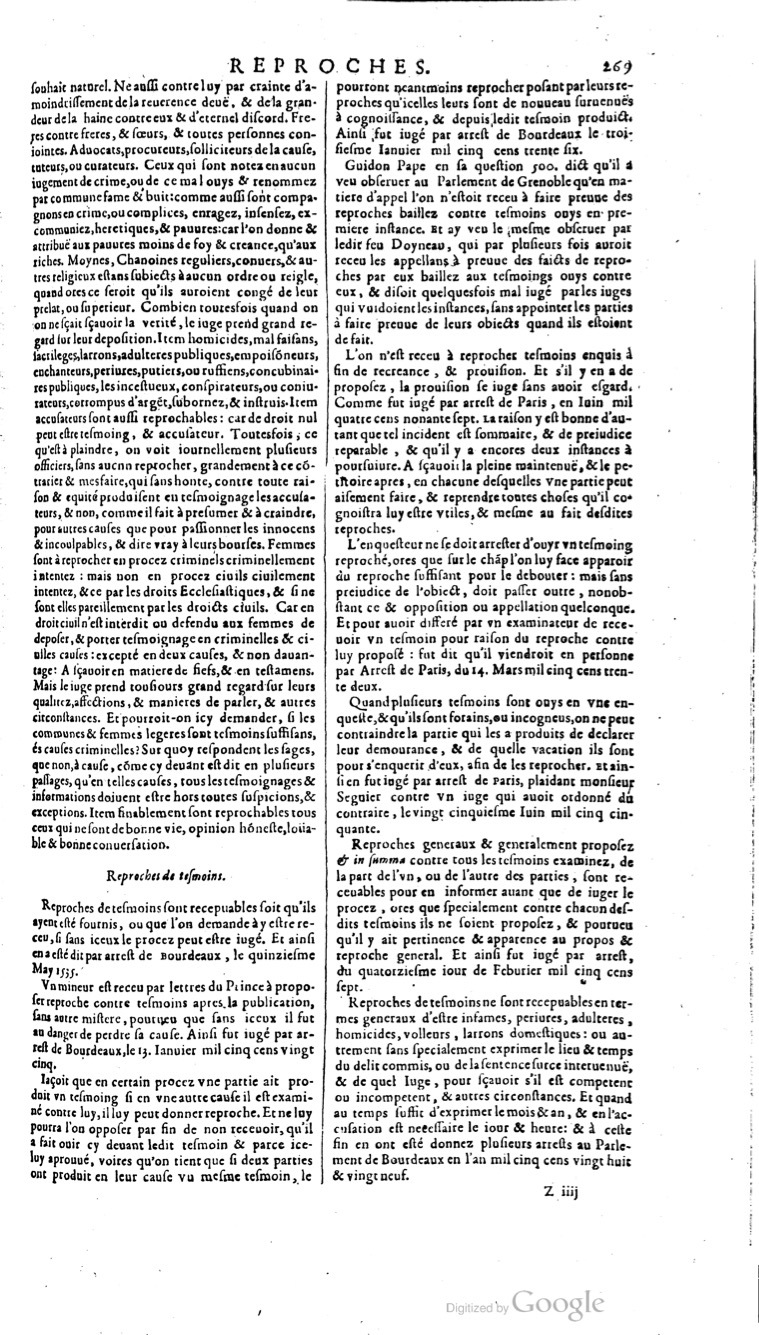 1629 - Veuve Nicolas Buon - Trésor du droit français (21754 T. 3) - BM Lyon