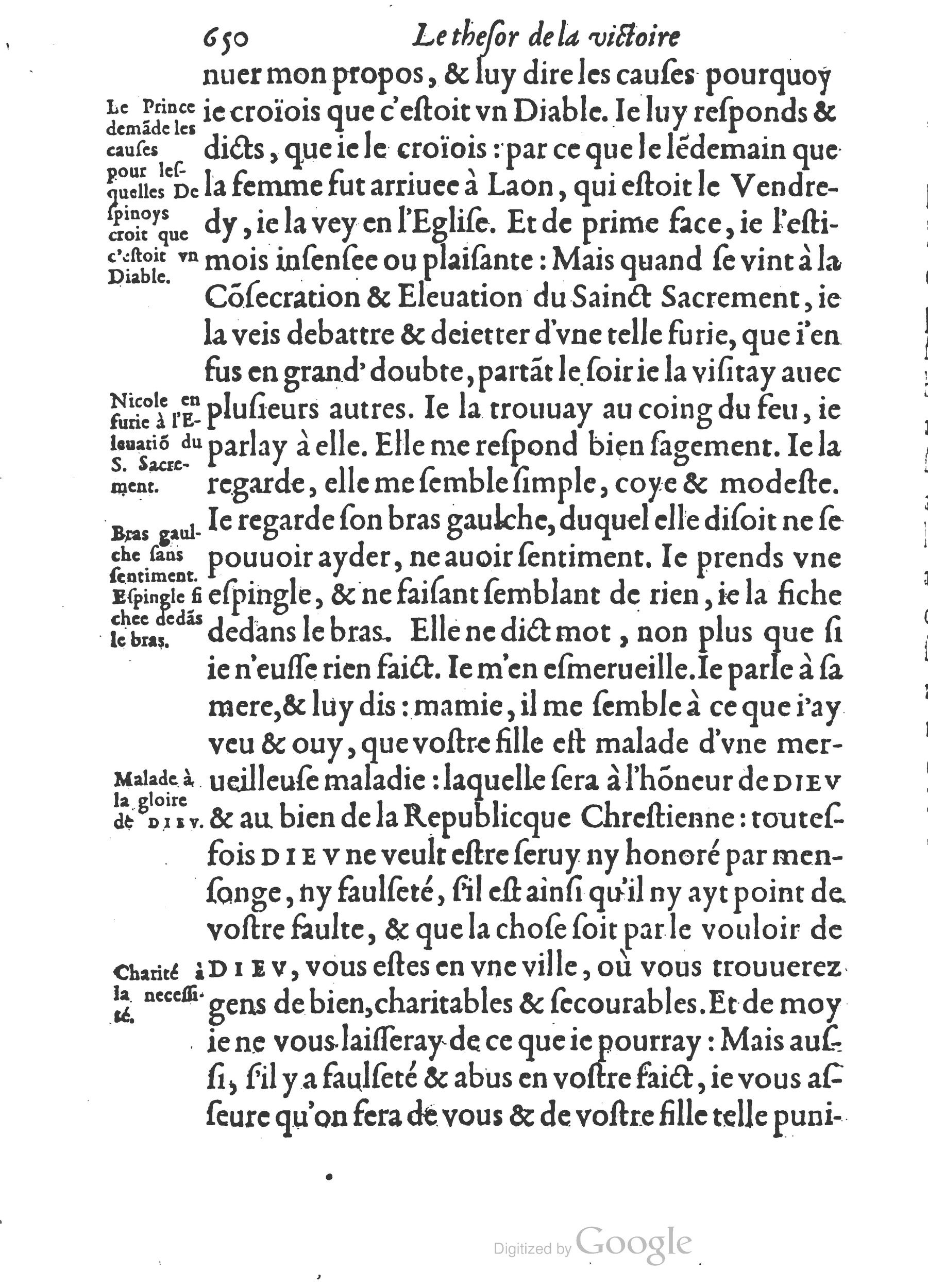 1578 - Nicolas Chesneau - Trésor et entière histoire de la triomphante victoire du corps de Dieu sur l’esprit malin - British Library 1578 - Nicolas Chesneau - Trésor et entière histoire de la triomphante victoire du corps de Dieu sur l’esprit malin - British Library