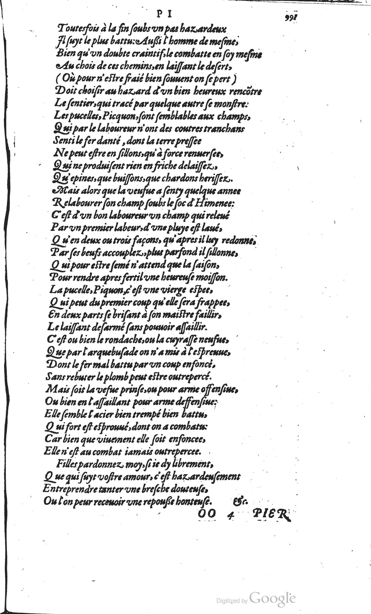 1585 - Barthélemy Honorat - Bibliothèques françaises - BSB Munich