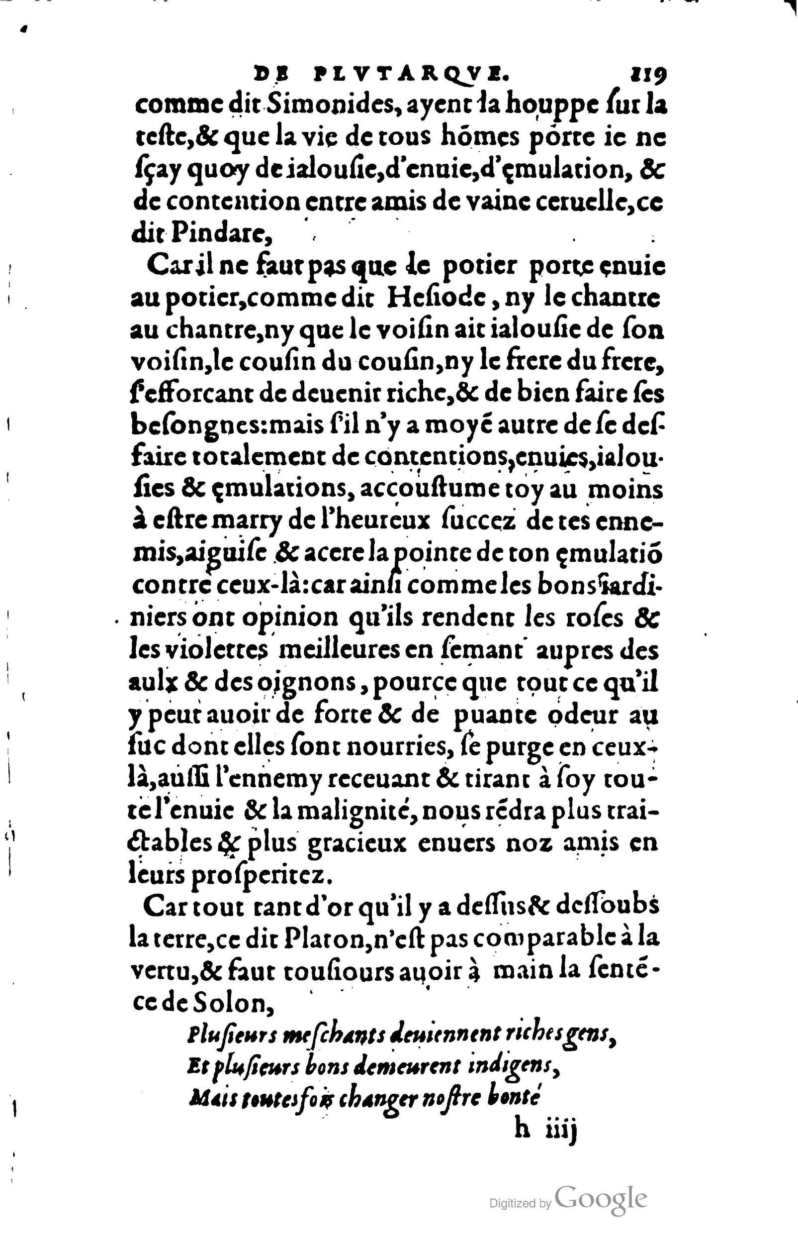 1578 - Jean Poupy - Trésor des morales de Plutarque - BSB Munich