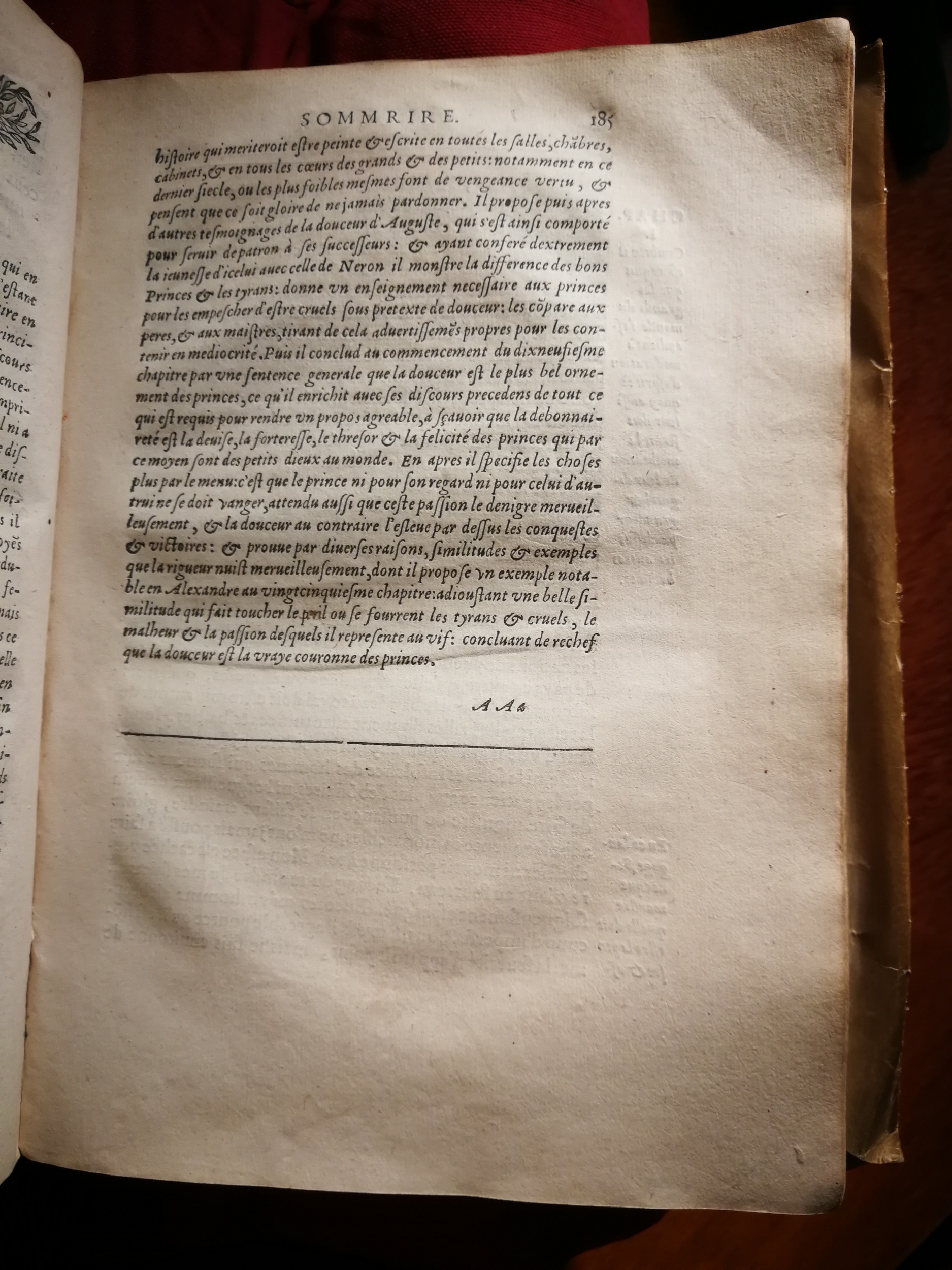 1595 - Jean Houzé - Œuvres morales et mêlées de Sénèque, Trésor de philosophie morale - T. 1 - BnF