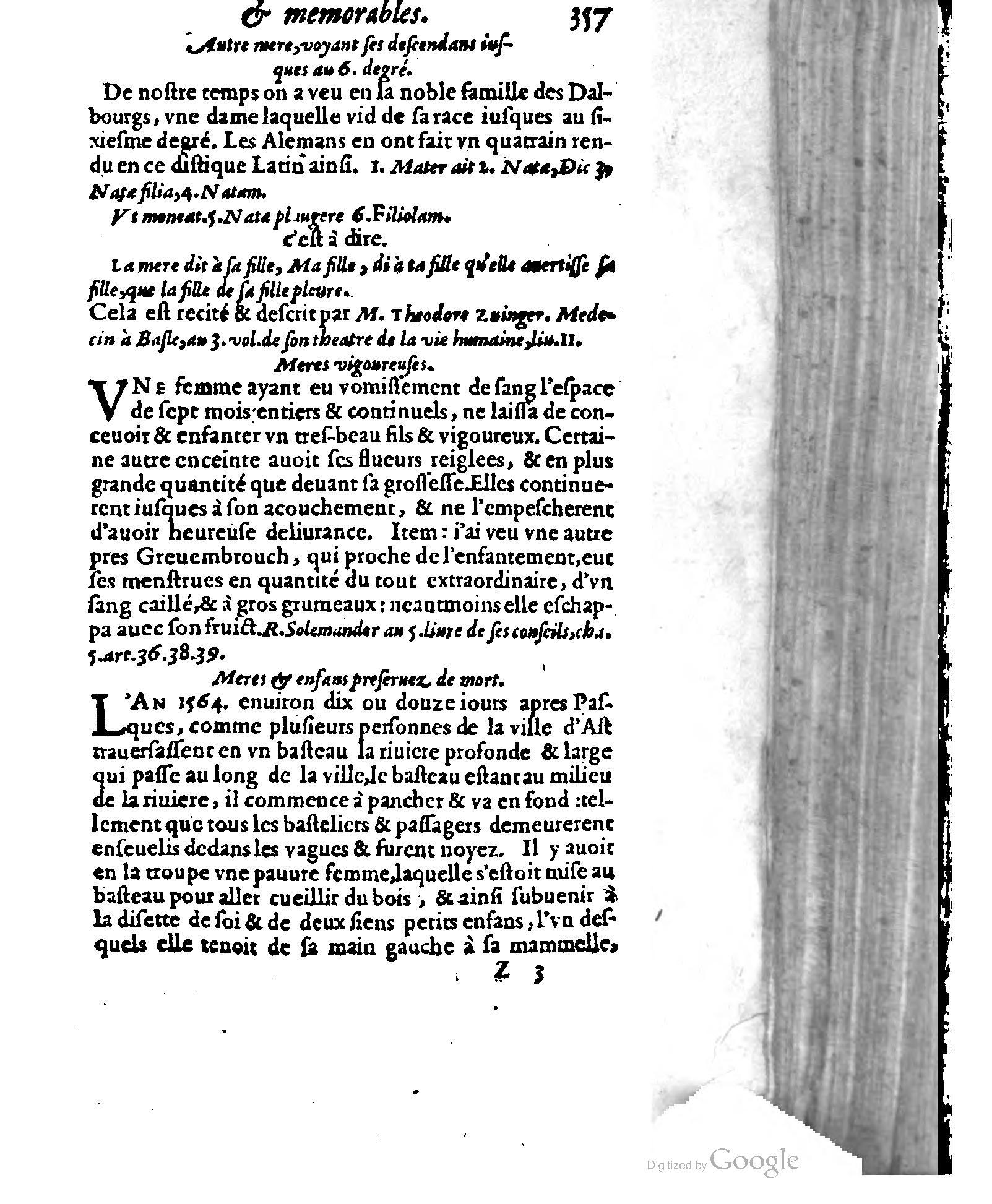 1620 - Samuel Crespin - Trésor d’histoires admirables et mémorables - BCU Lausanne