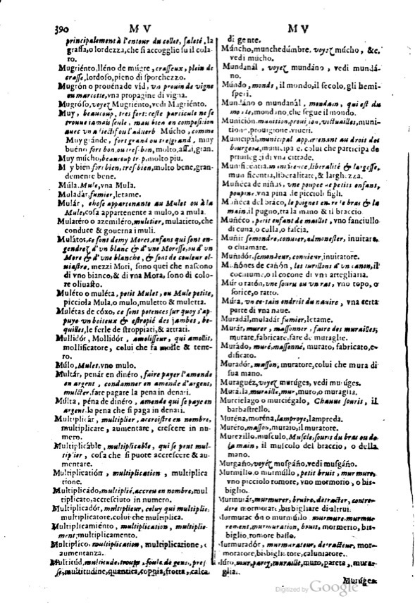 1617 - Samuel Crespin - Trésor des trois langues espagnole, française et italienne (3 parties) - Ohio