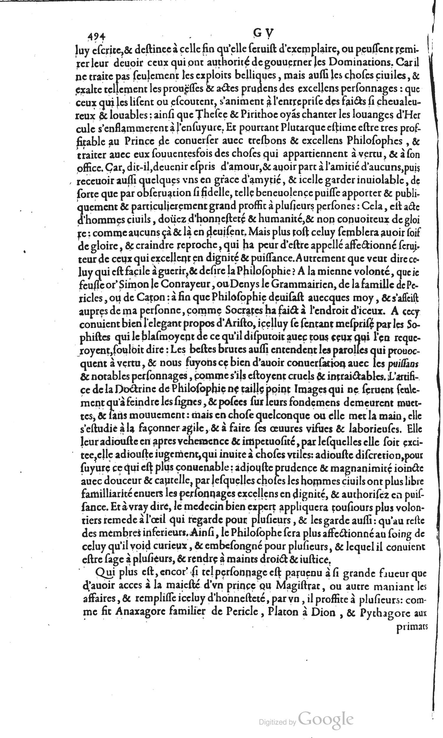 1585 - Barthélemy Honorat - Bibliothèques françaises - BSB Munich