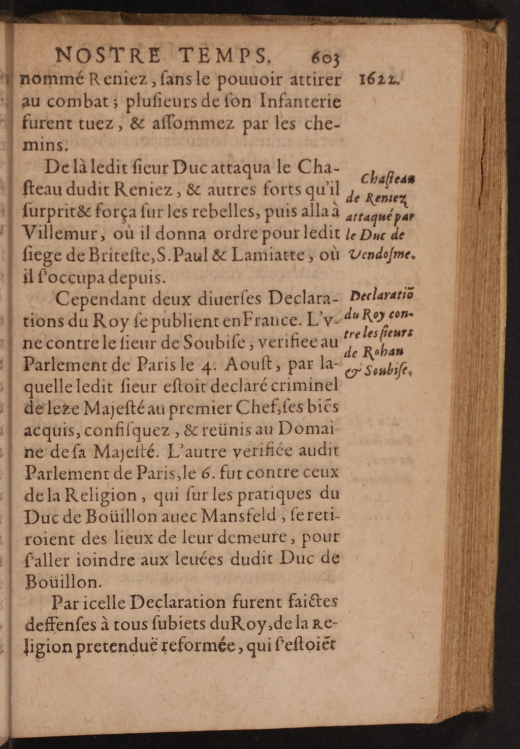 1626 - Joseph Bouillerot - Trésor de l’histoire générale de notre temps - BnF Arsenal