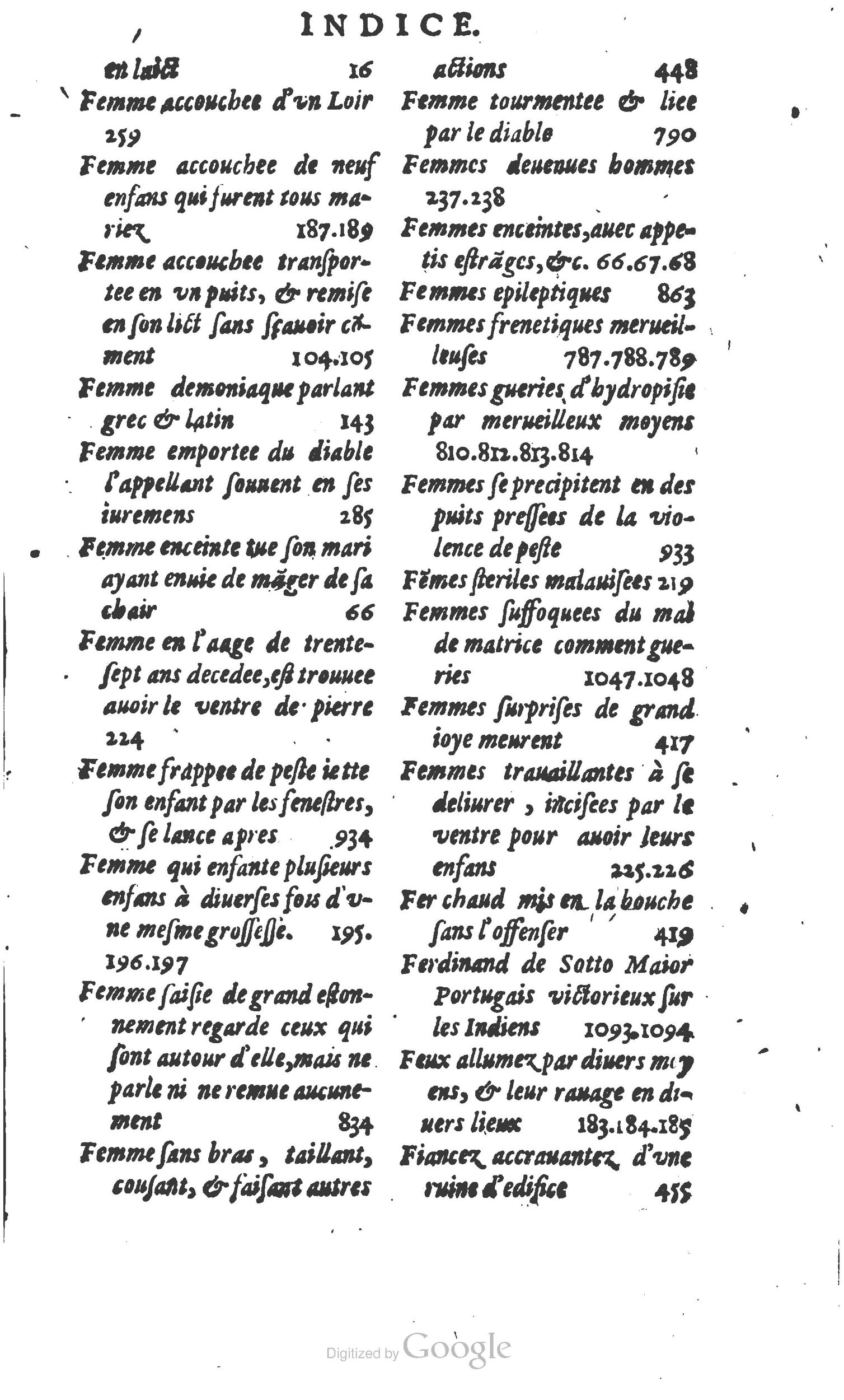 1610 - Paul Marceau - Trésor d’histoires admirables et mémorables - Princeton