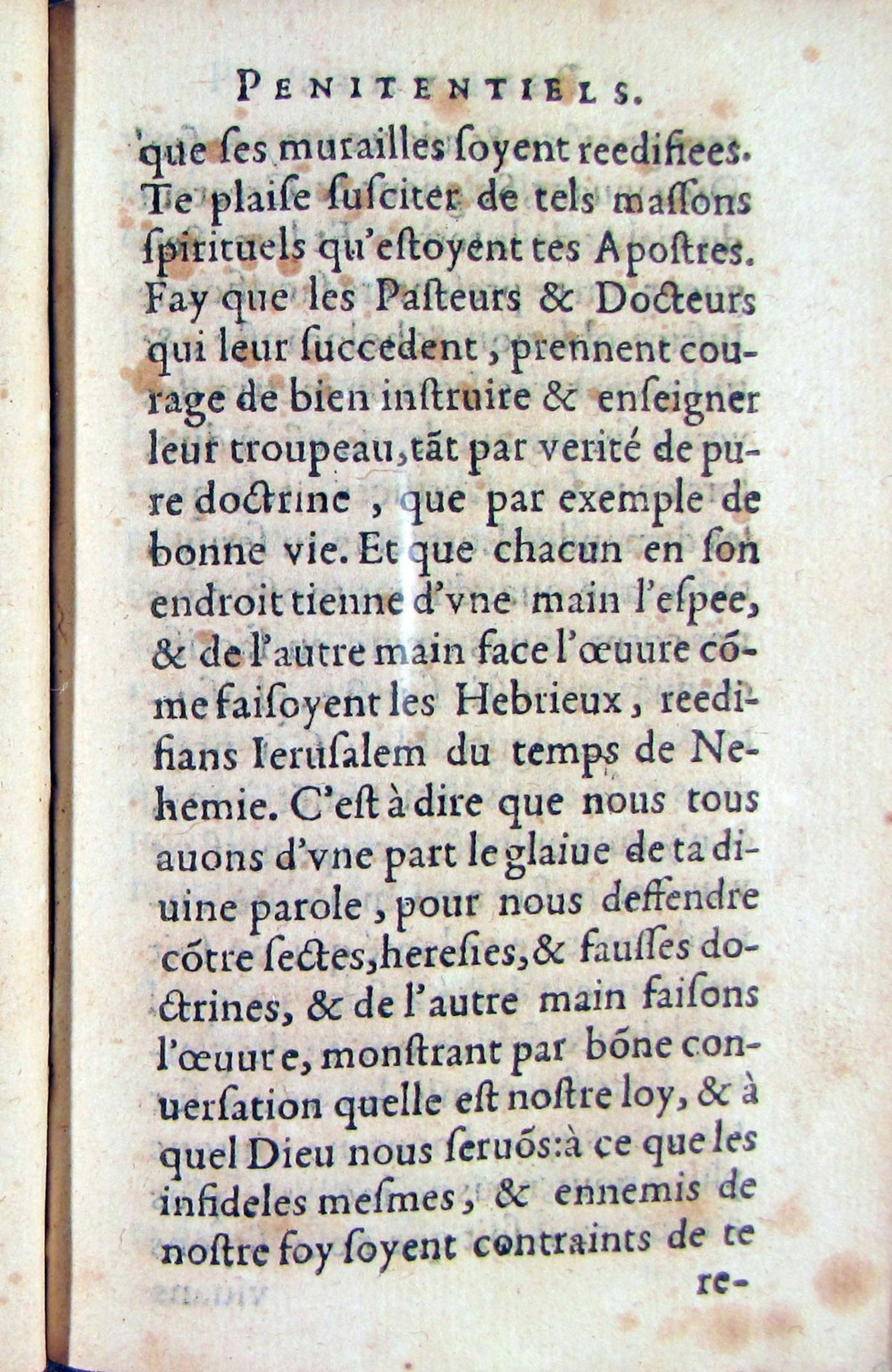 1572 - Antoine Certia - Trésor des prières, oraisons et instructions chrétiennes - Nîmes