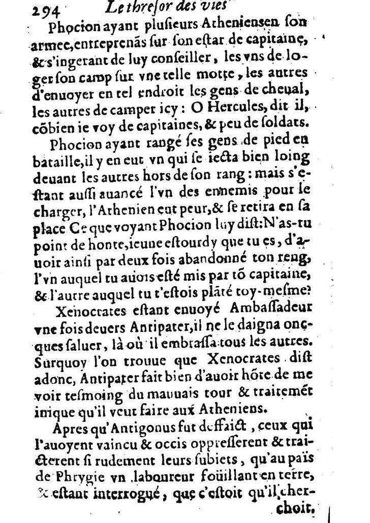 1611 - Pierre Rigaud - Trésor des vies de Plutarque - BM Lyon