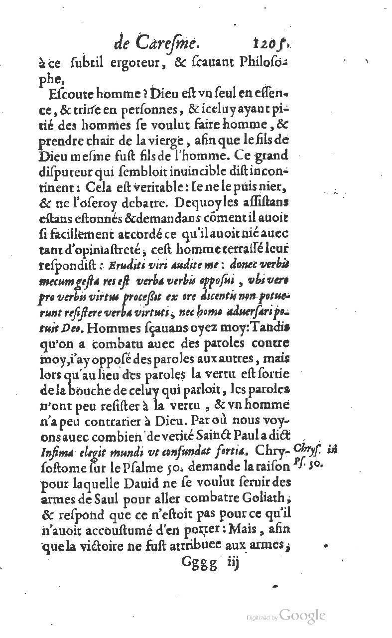 1607 - Nicolas Du Fossé - Trésor quadragésimal - T 01 - BM Lyon