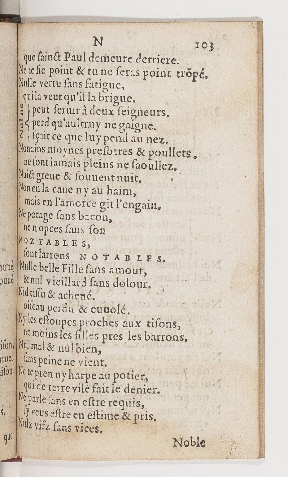 1577 - Jean d’Ogerolles - Trésor de sentences dorées - BnF Arsenal