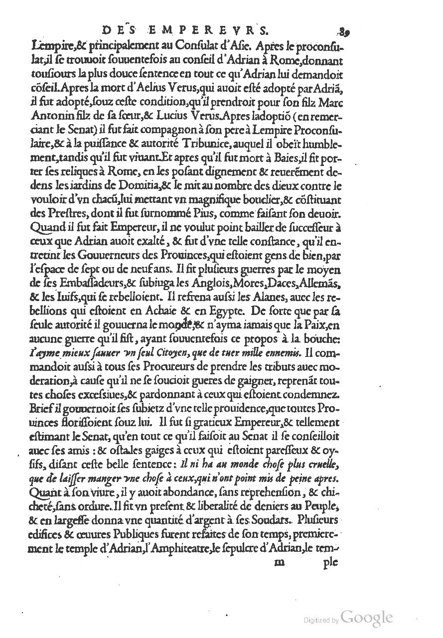 1553 - Jacopo Strada et Thomas Guérin - Épitome du Trésor des antiquités - UGent